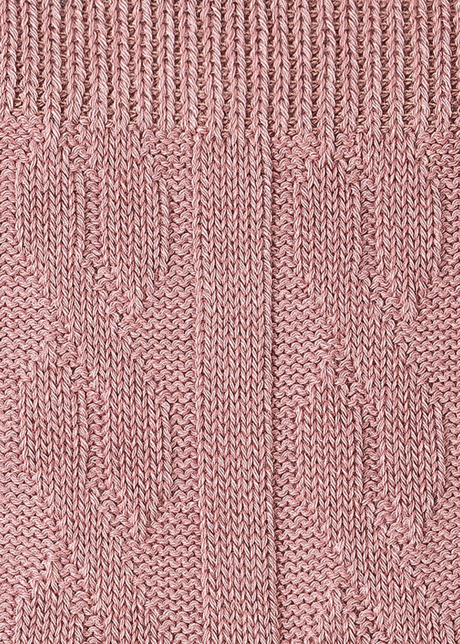 Pink Cable Knit Cashmere Blend Socks - 3