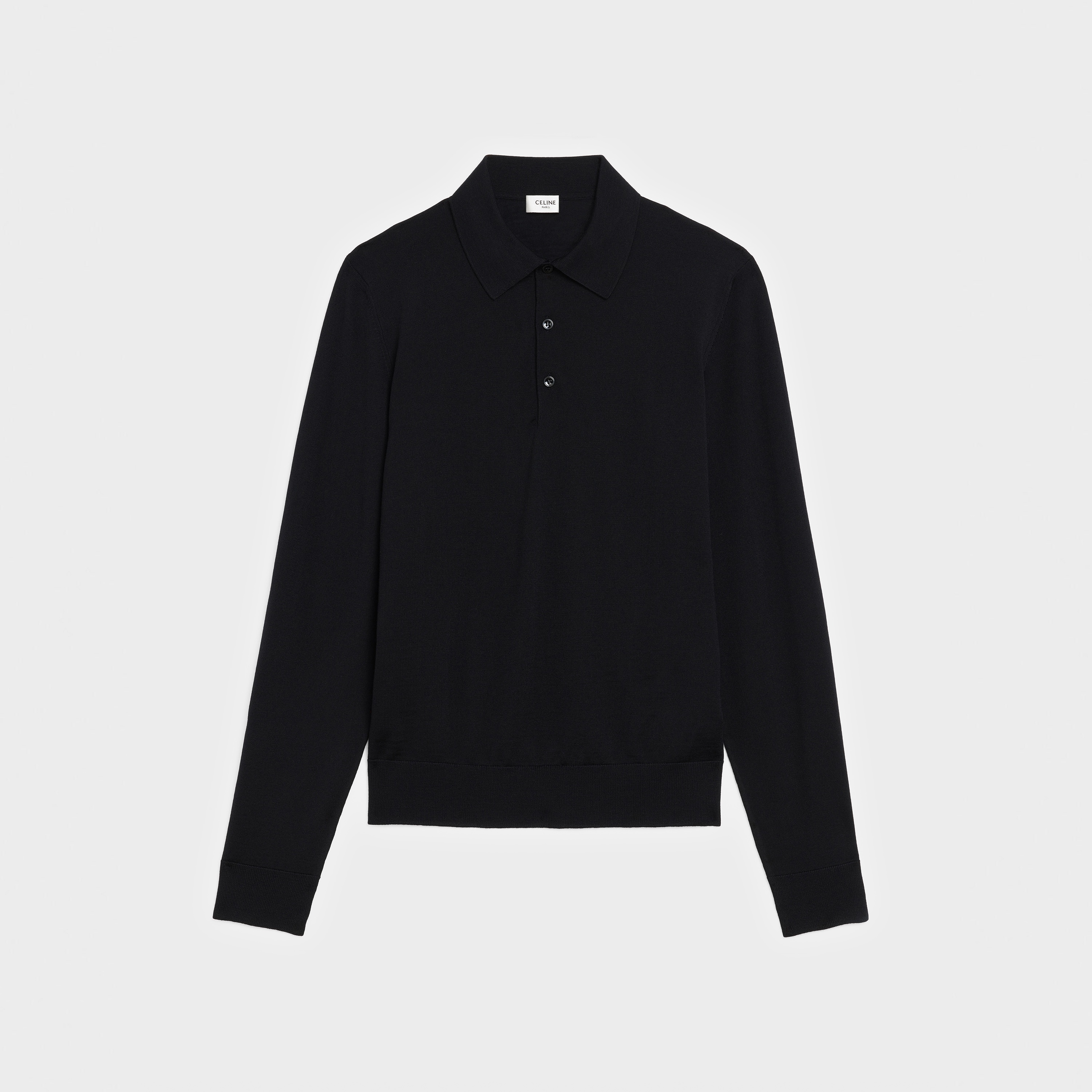 POLO-NECK SWEATER IN ICONIC MERINOS - 1