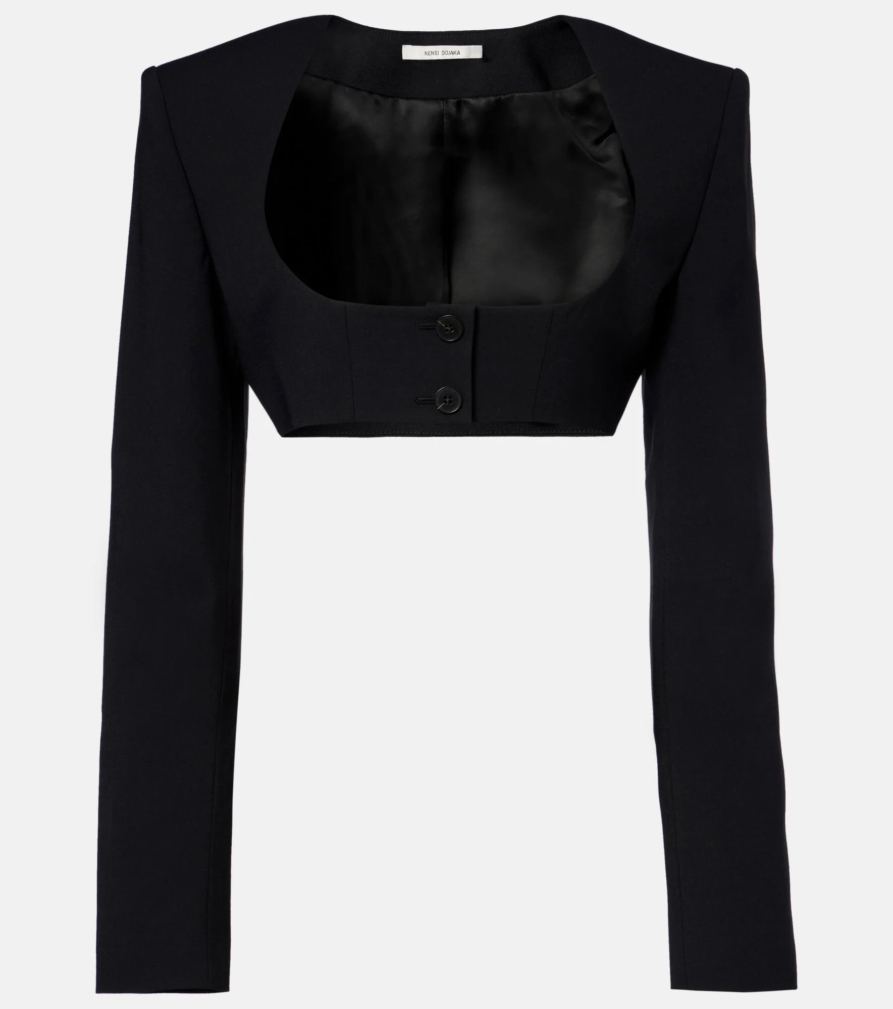 Crêpe crop top - 1