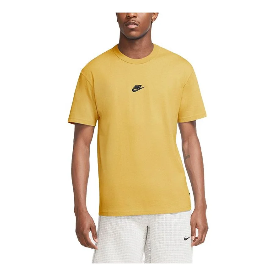 Nike AS Men's Nike Sportswear Tee PREMIUM ESSENTIAL SATURN GOLD DB3194-700 - 1
