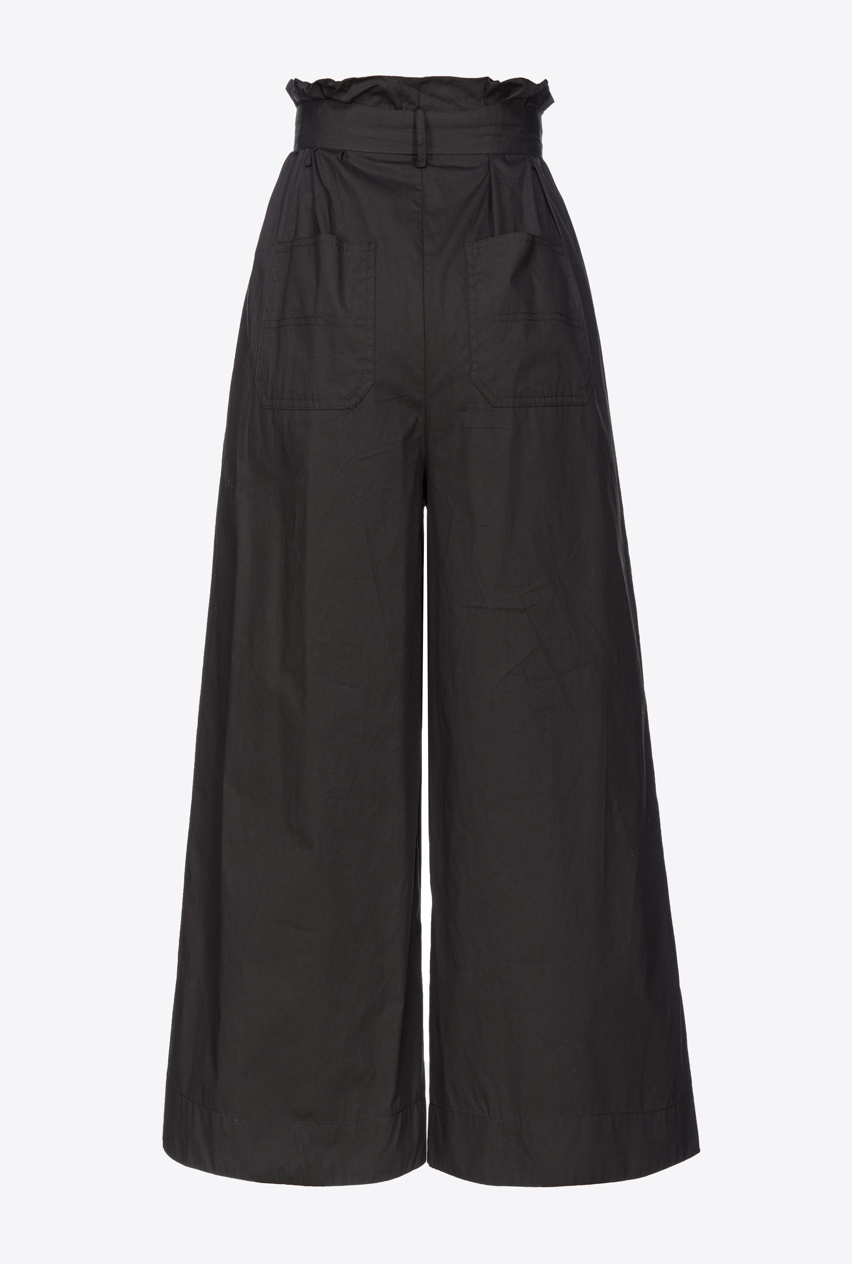 WIDE-LEG TROUSERS WITH BELT - 6