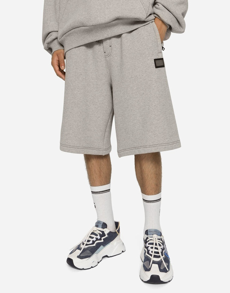 Dolce & Gabbana Jersey jogging shorts with DG hardware outlook