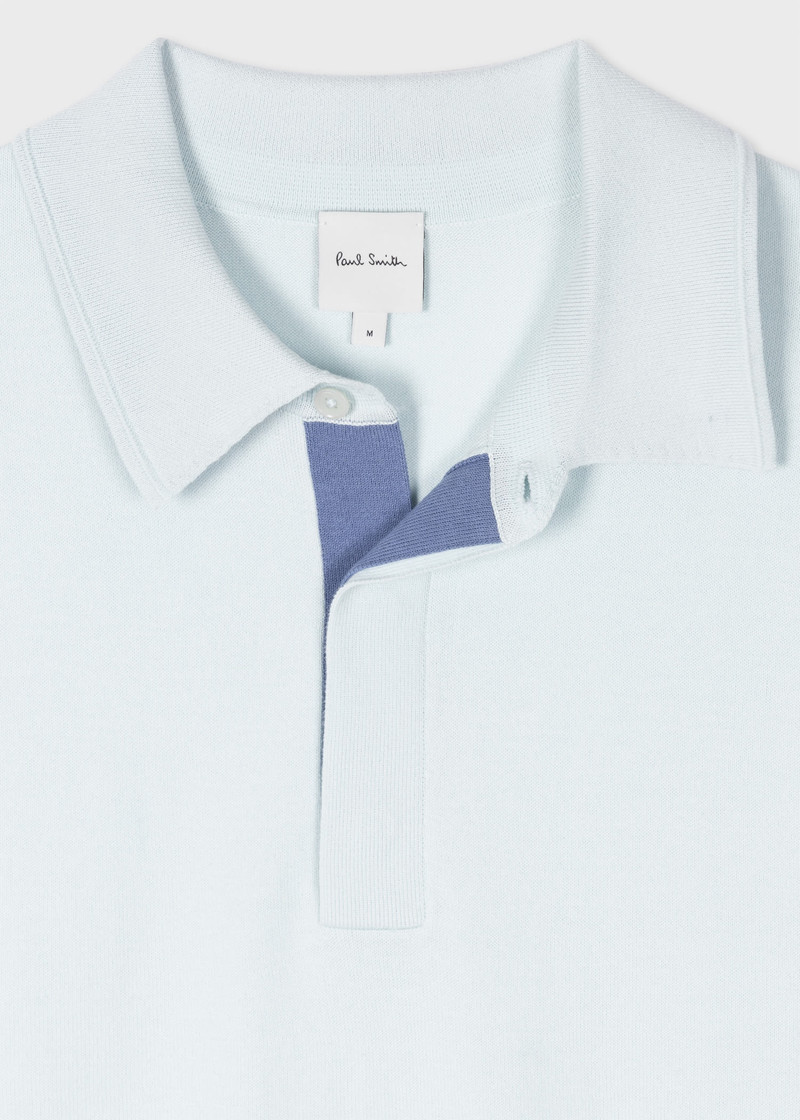 Paul Smith Organic Cotton Knitted Polo Shirt outlook