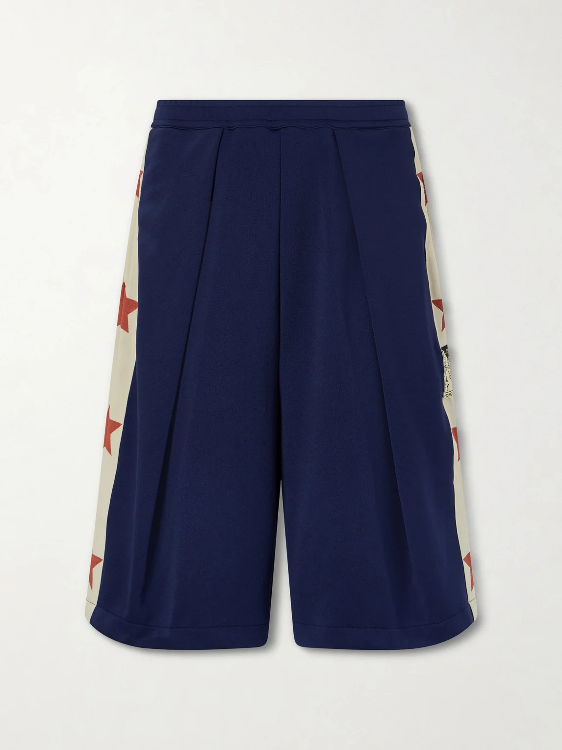 Kome-Kome Straight-Leg Satin-Jersey Shorts - 1