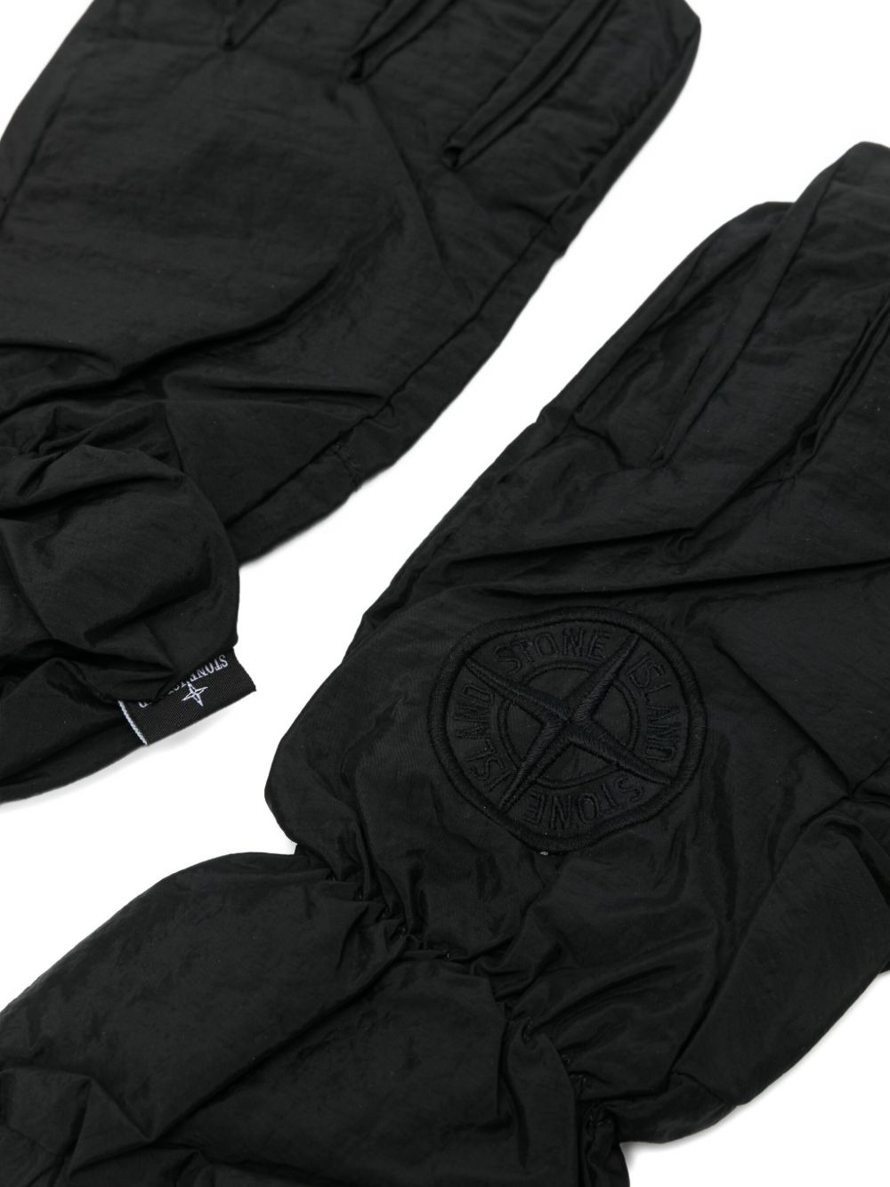 embroidered-logo gloves - 3