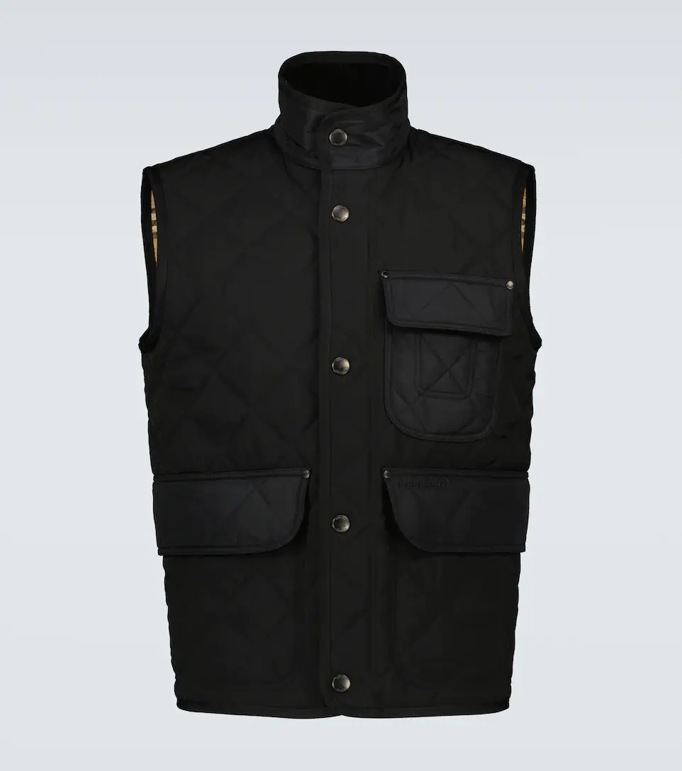 Quilted gilet - 1