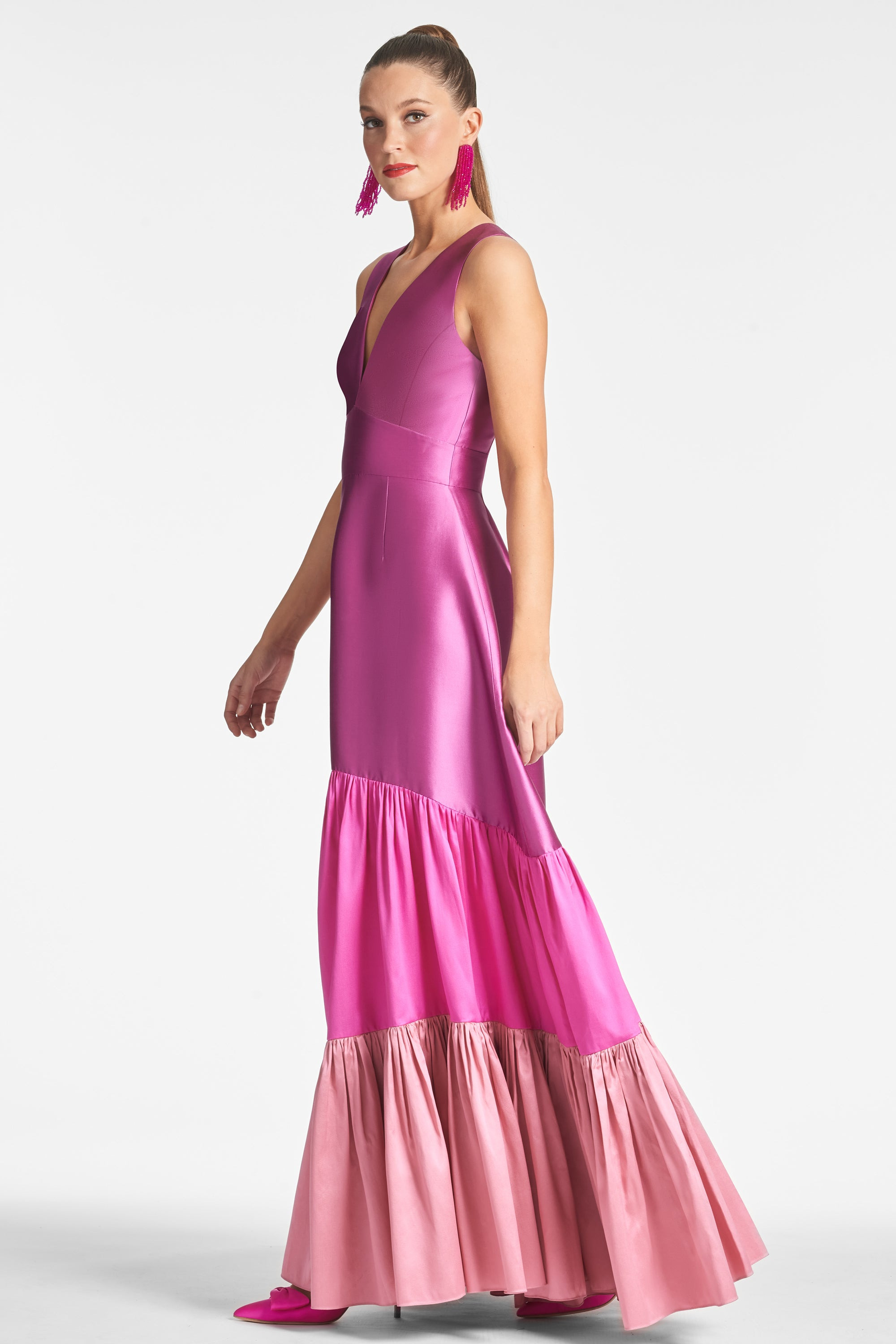 Rori Gown - Fuchsia/Multi - 3