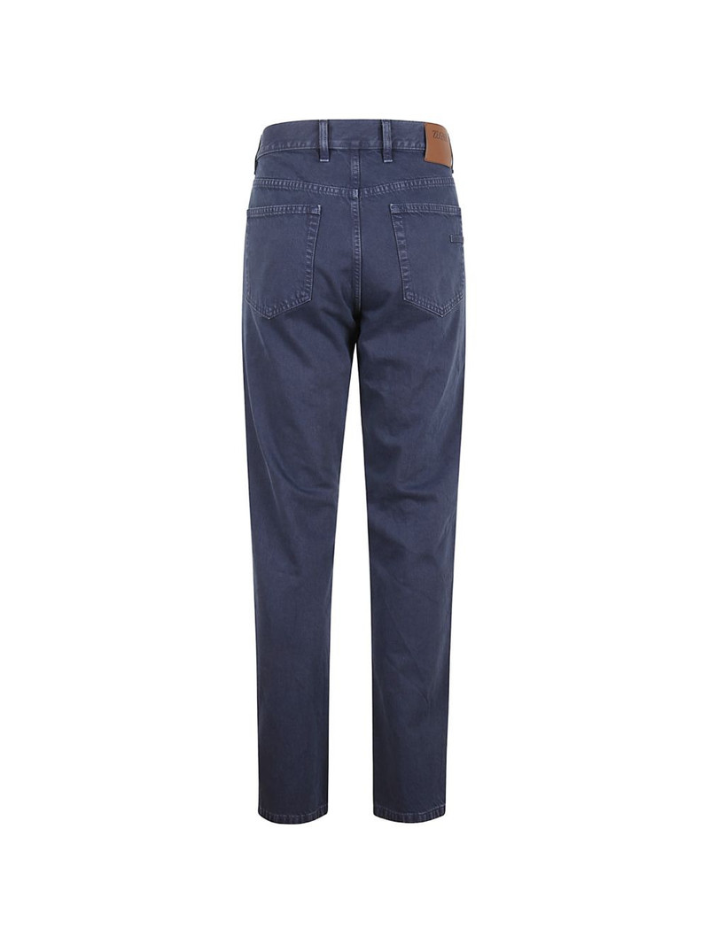 ZEGNA logo patch jeans outlook