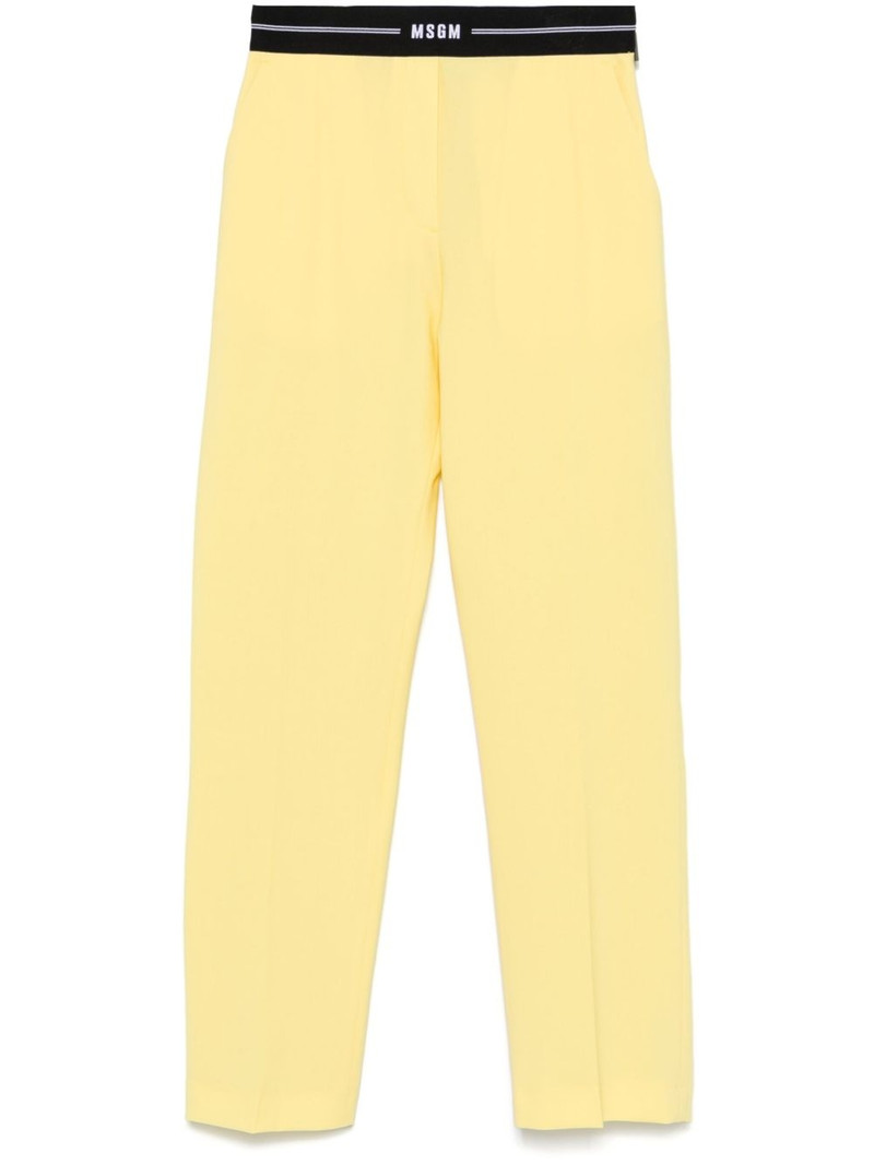 logo-waistband trousers 1