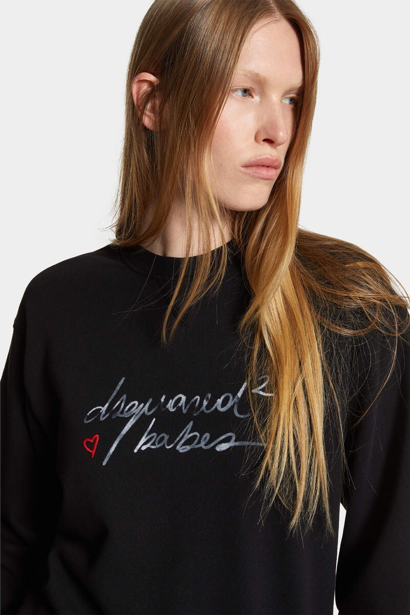 DYED JUST RIGHT FIT BABES SWEATSHIRT - 5
