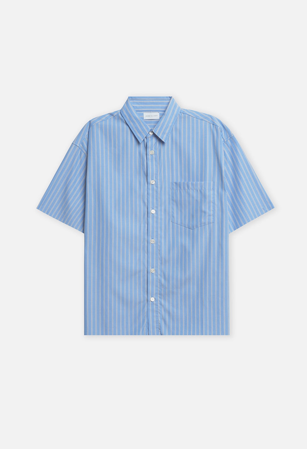 STRIPE POPLIN SS HEMI - 1