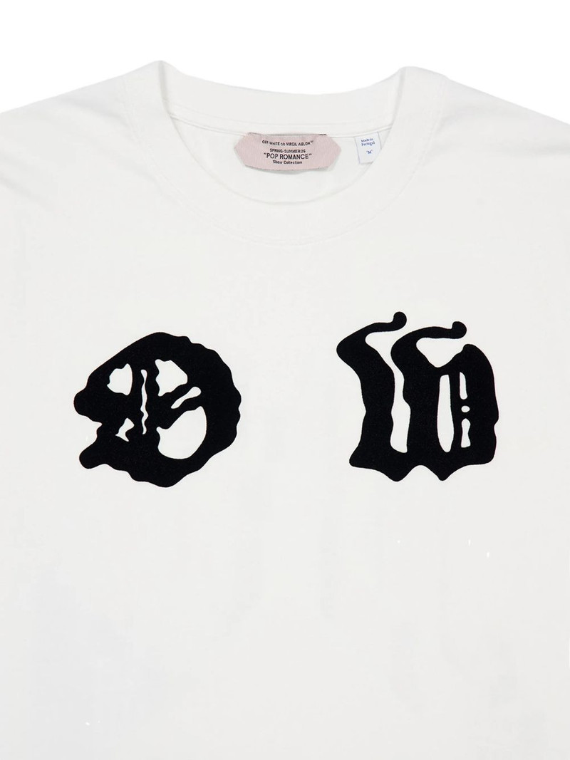Arrows-print logo-patch t-shirt 4