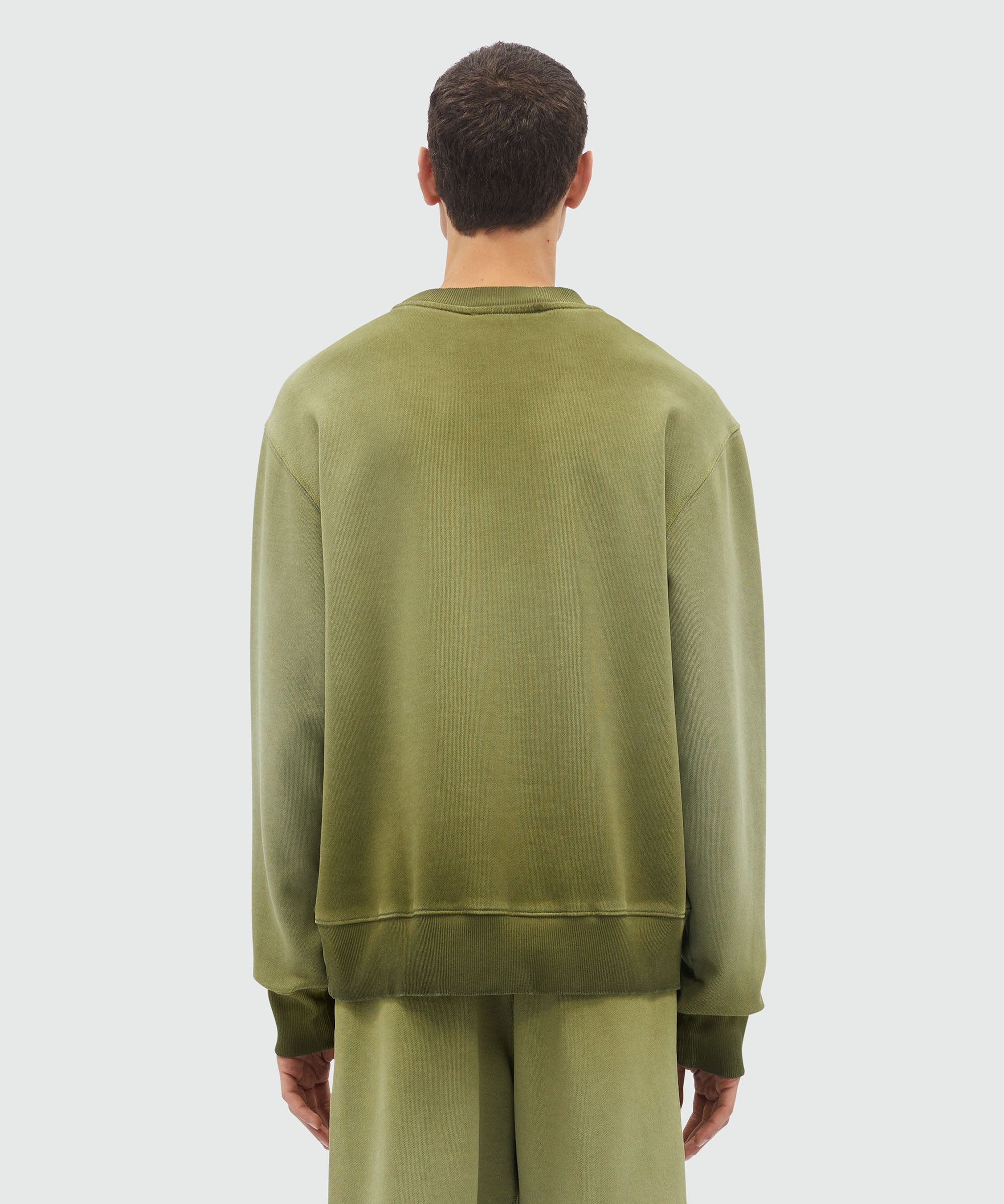 Prewashed jersey crewneck sweatshirt - 3