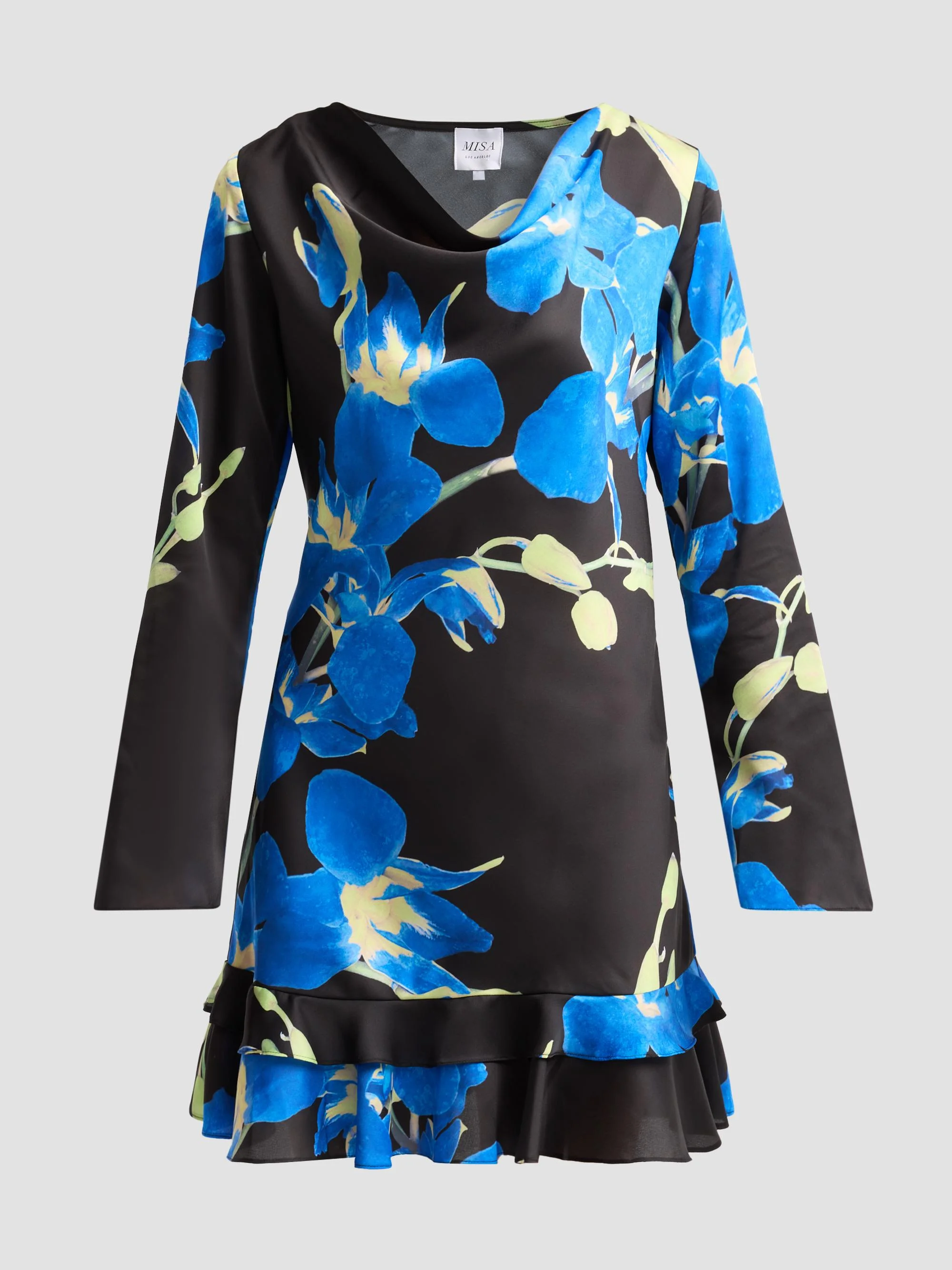 Women's Nima Printed Mini Dress - Blue Orchid - 1