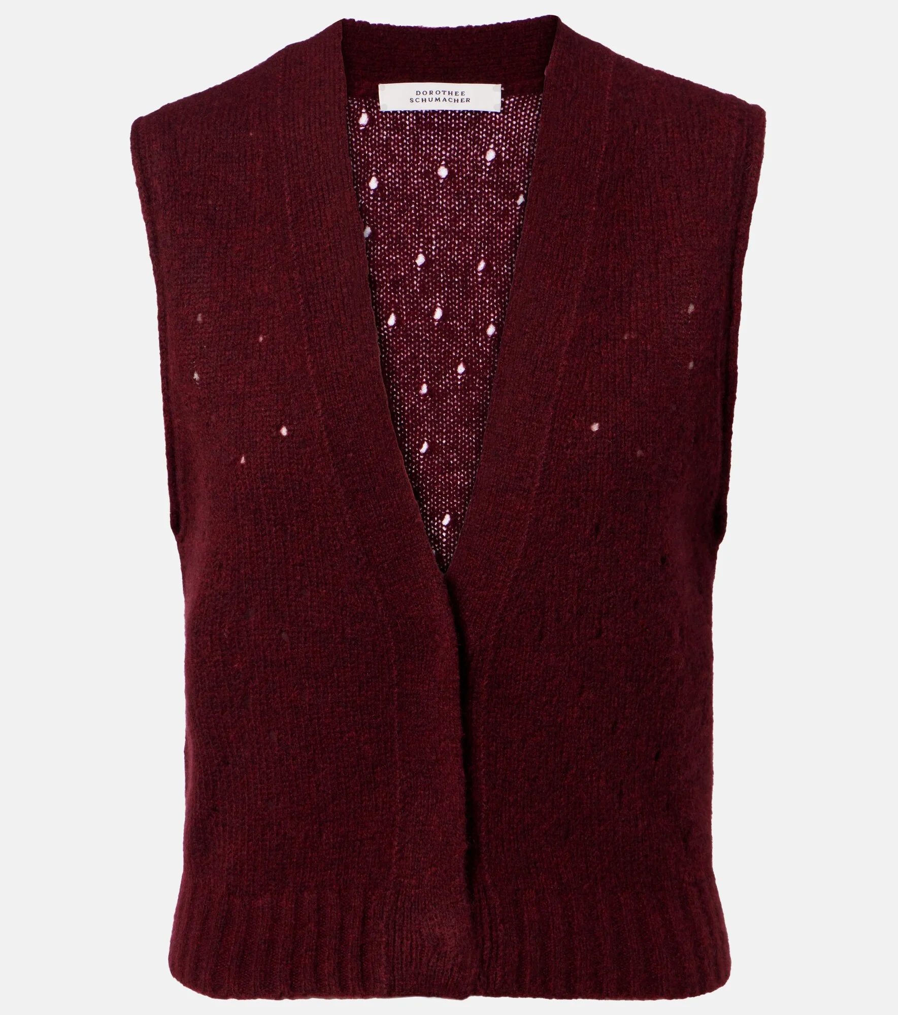 Luxury Love cashmere sweater vest - 1