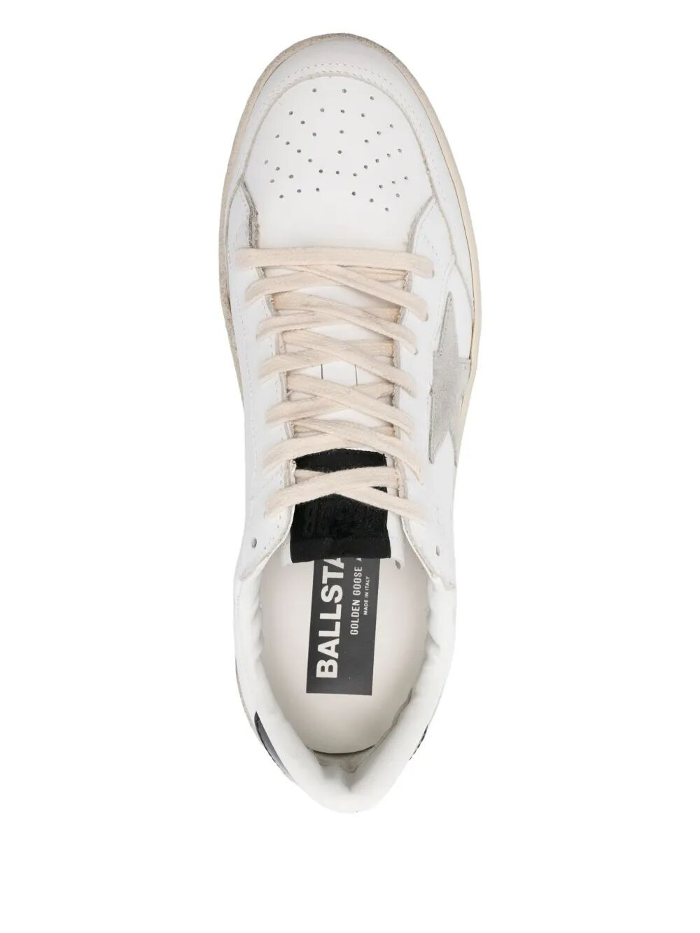 Golden Goose Women "Ballstar 2" Leather Upper And Spur Suede Star Shiny Leather Heel - 4