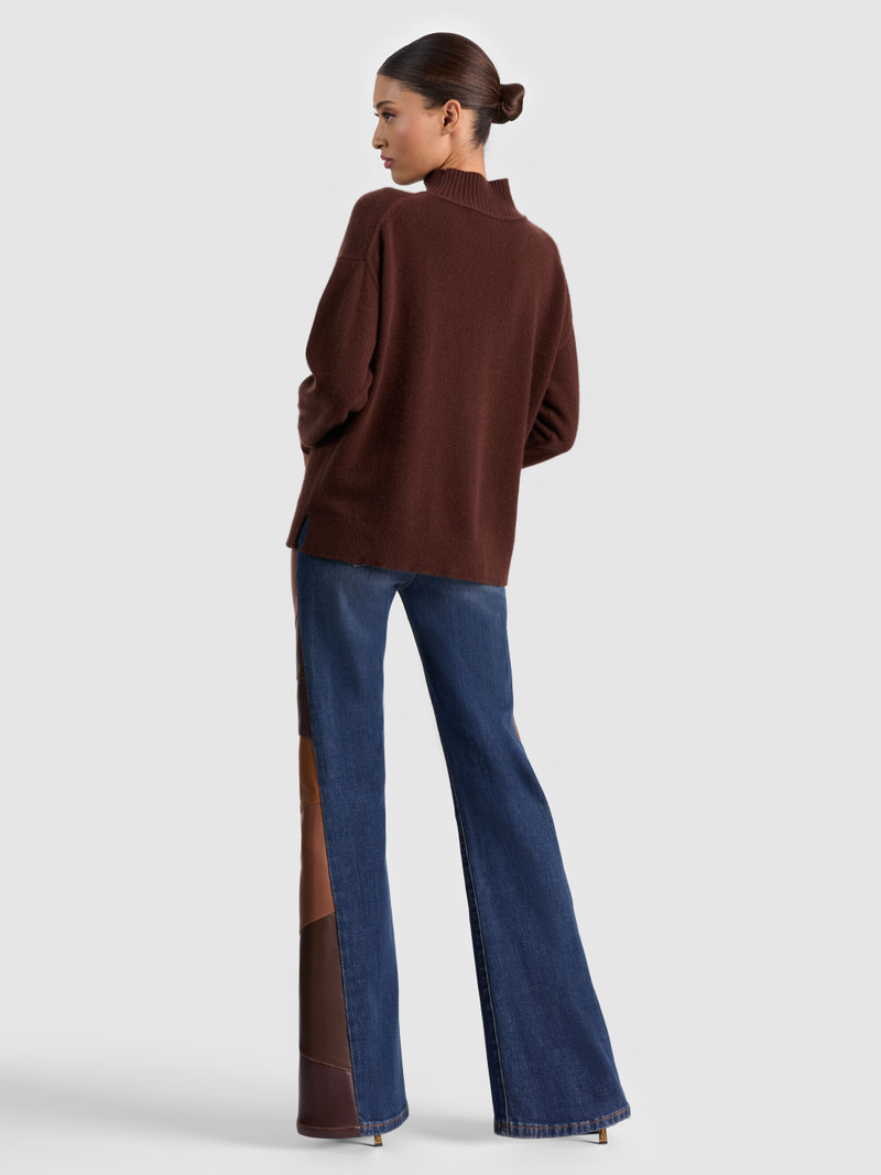 Alice + Olivia MELIE CASHMERE PULLOVER outlook