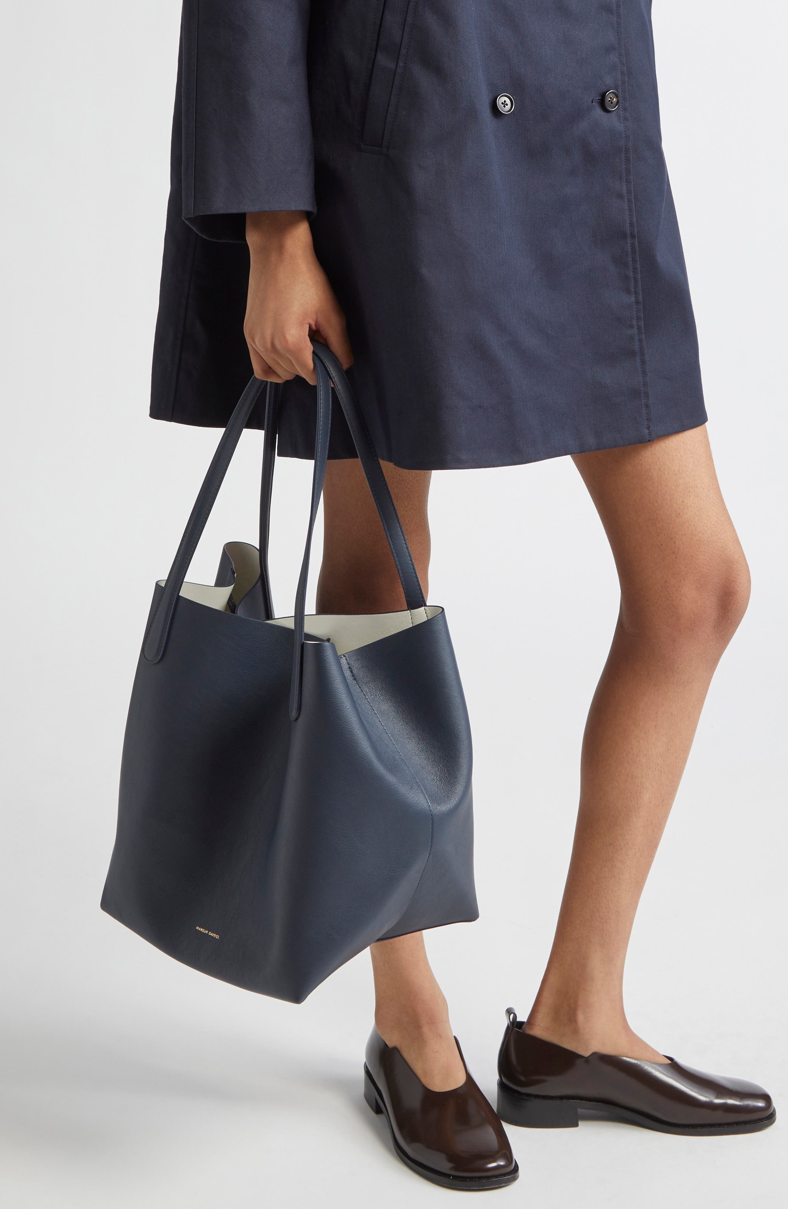 Mansur Gavriel Everyday Soft Leather Tote in Positano/Bianca at Nordstrom - 3