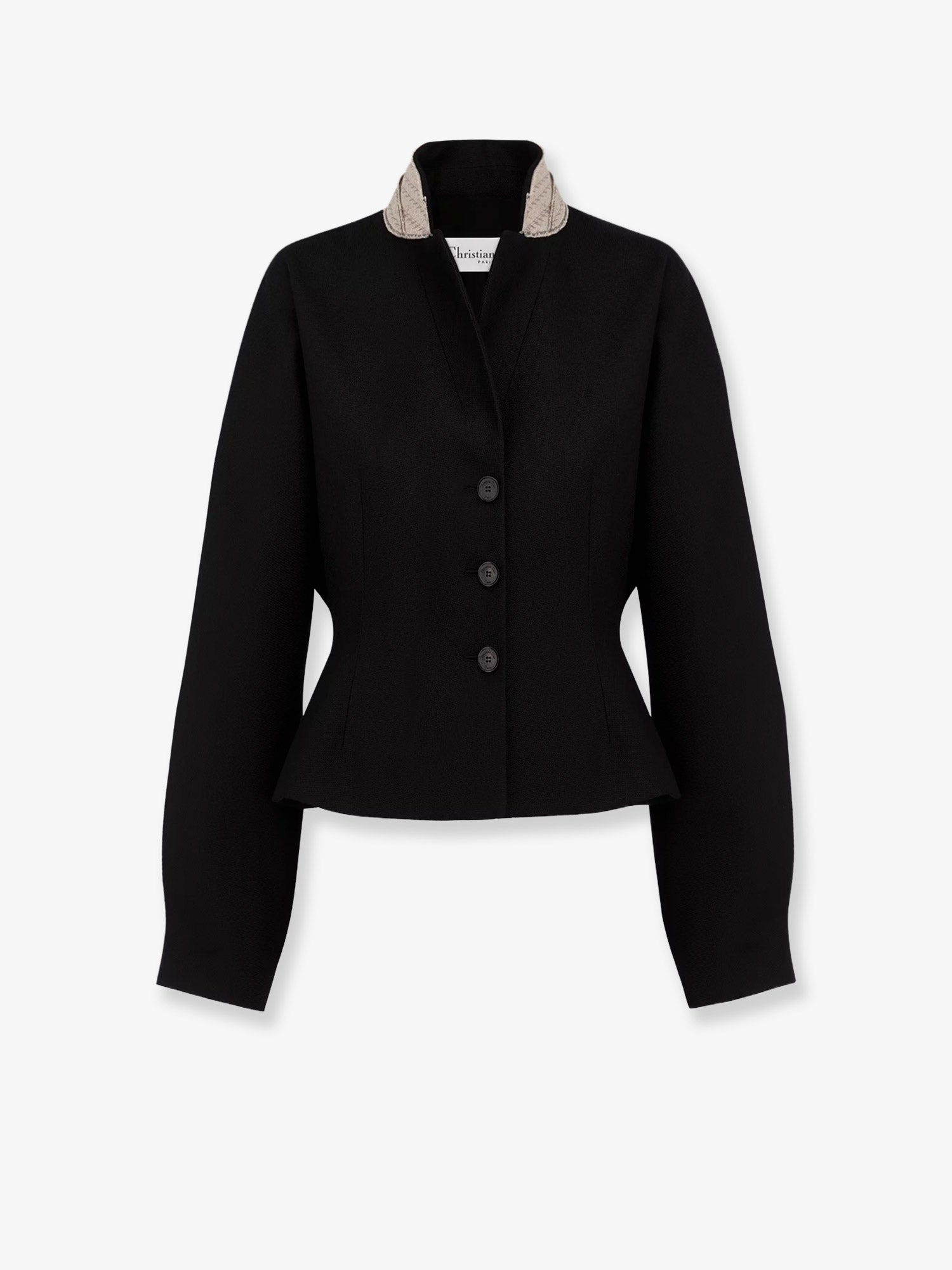 Dior Grain De Poudre Virgin Wool And Silk Blazer - 1