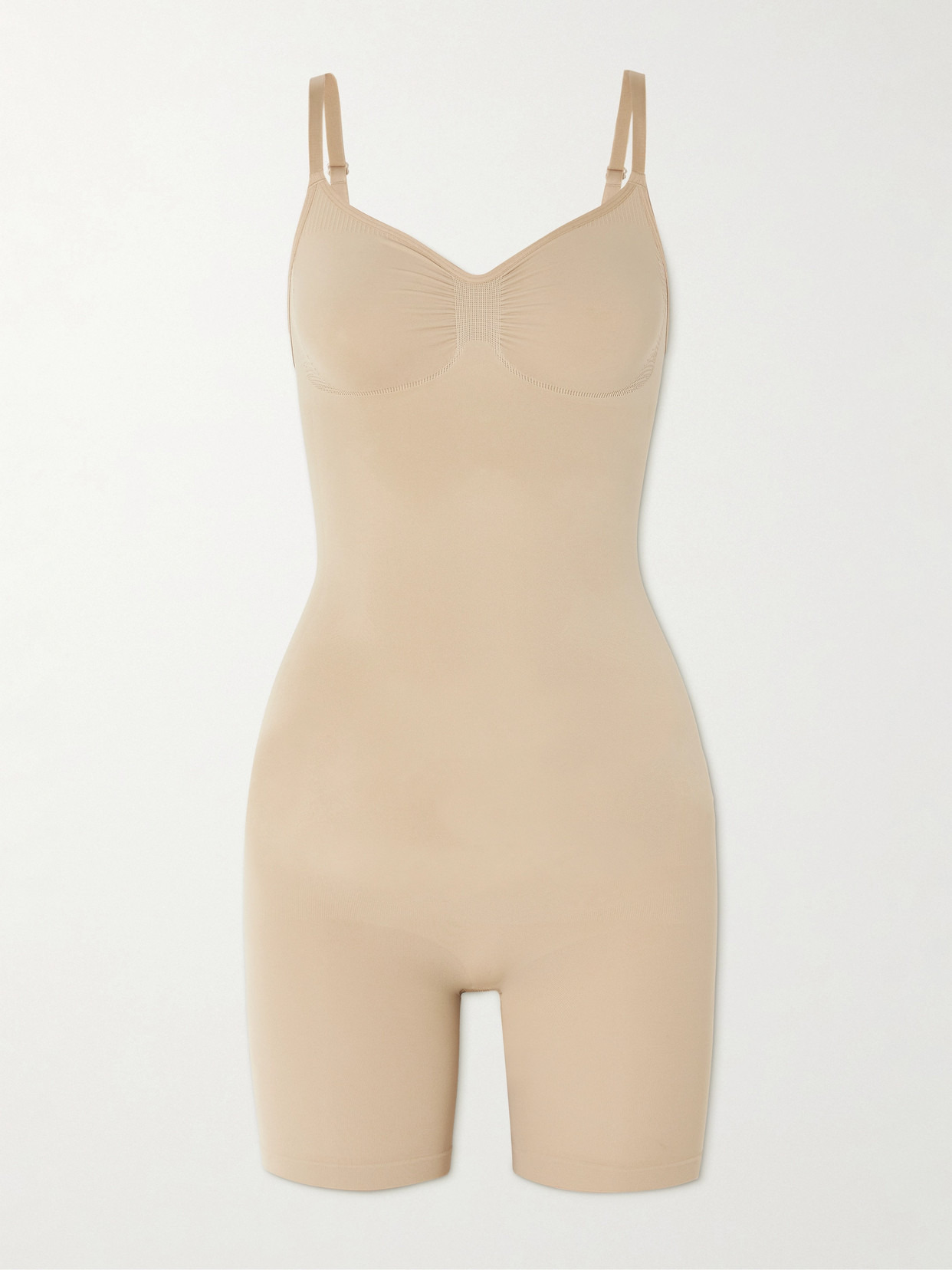 Seamless Sculpt Mid Thigh Bodysuit - 1
