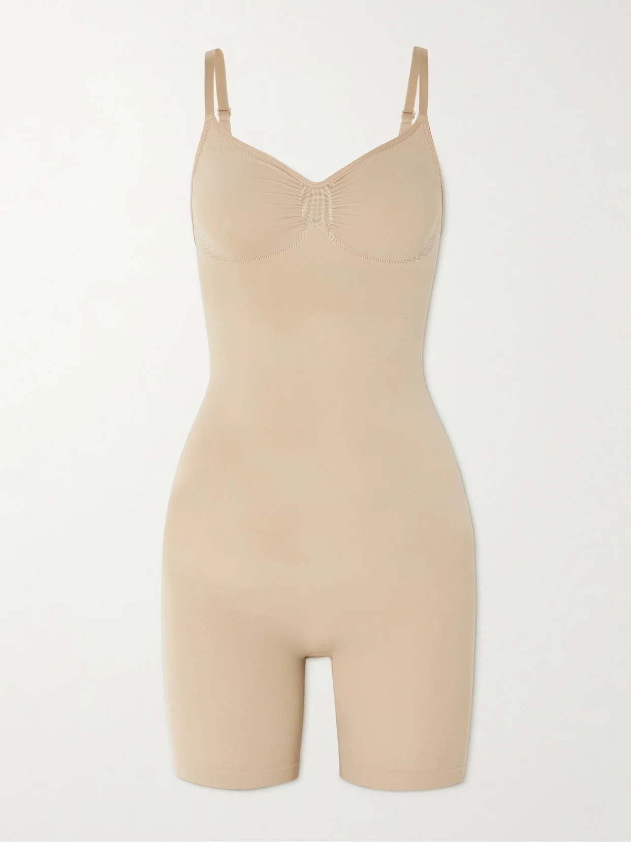 Seamless Sculpt Mid Thigh Bodysuit - 1