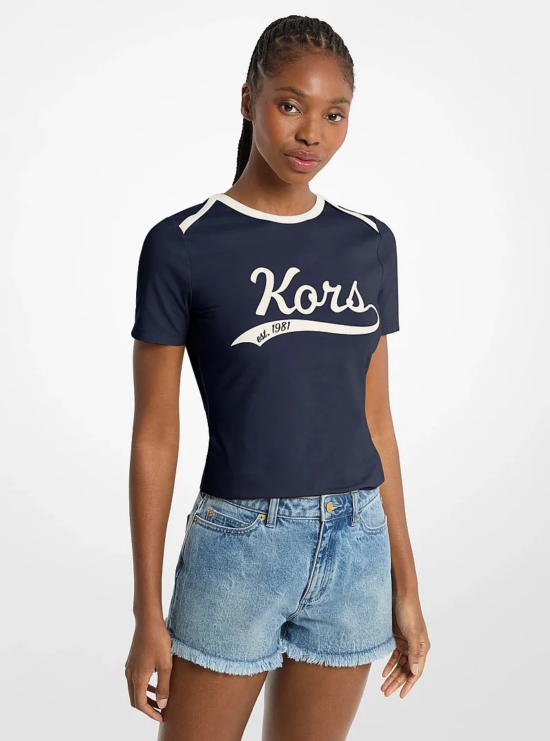 KORS Stretch Jersey T-Shirt - 1