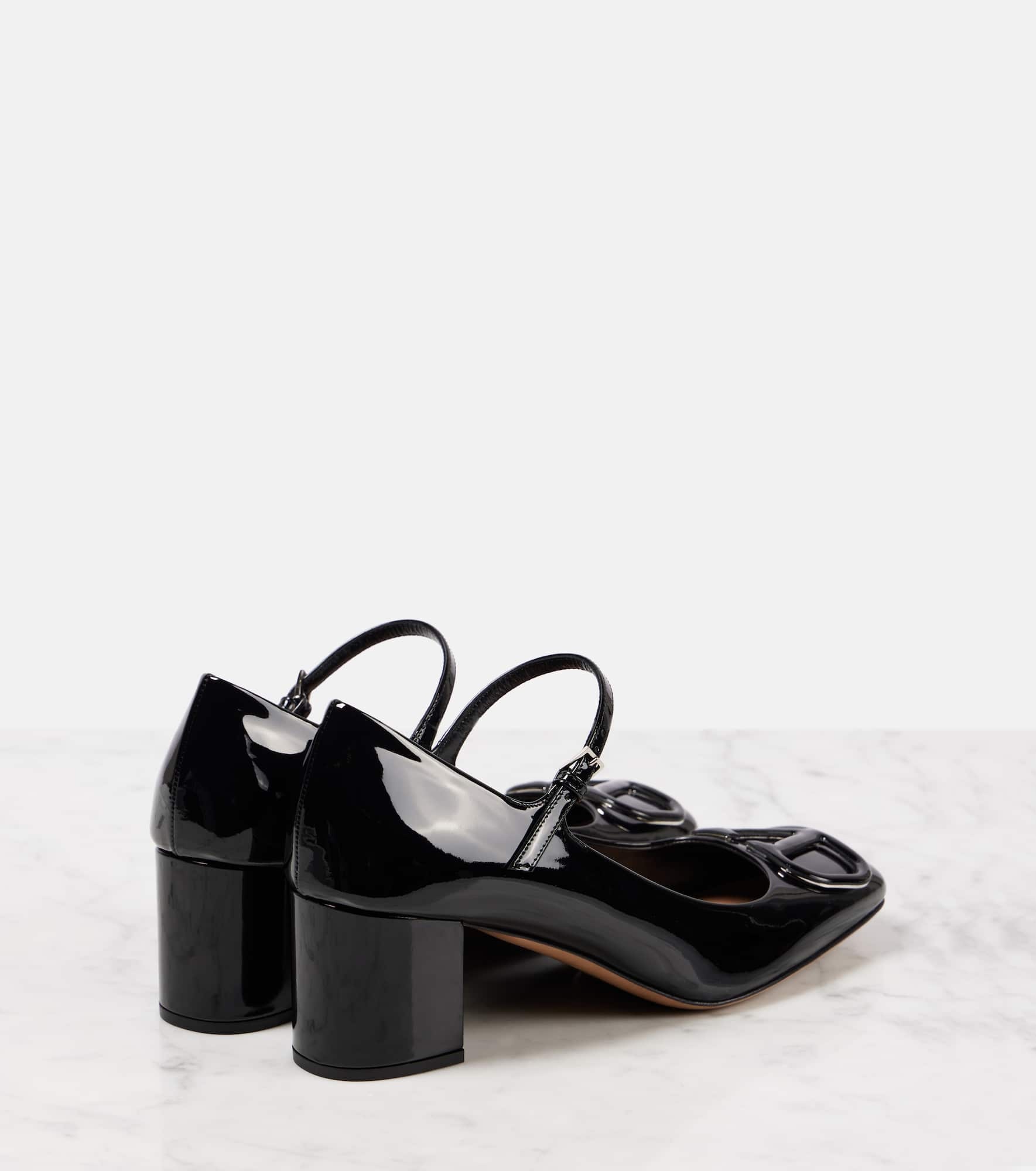 VLogo Signature 60 leather Mary Jane pumps - 2