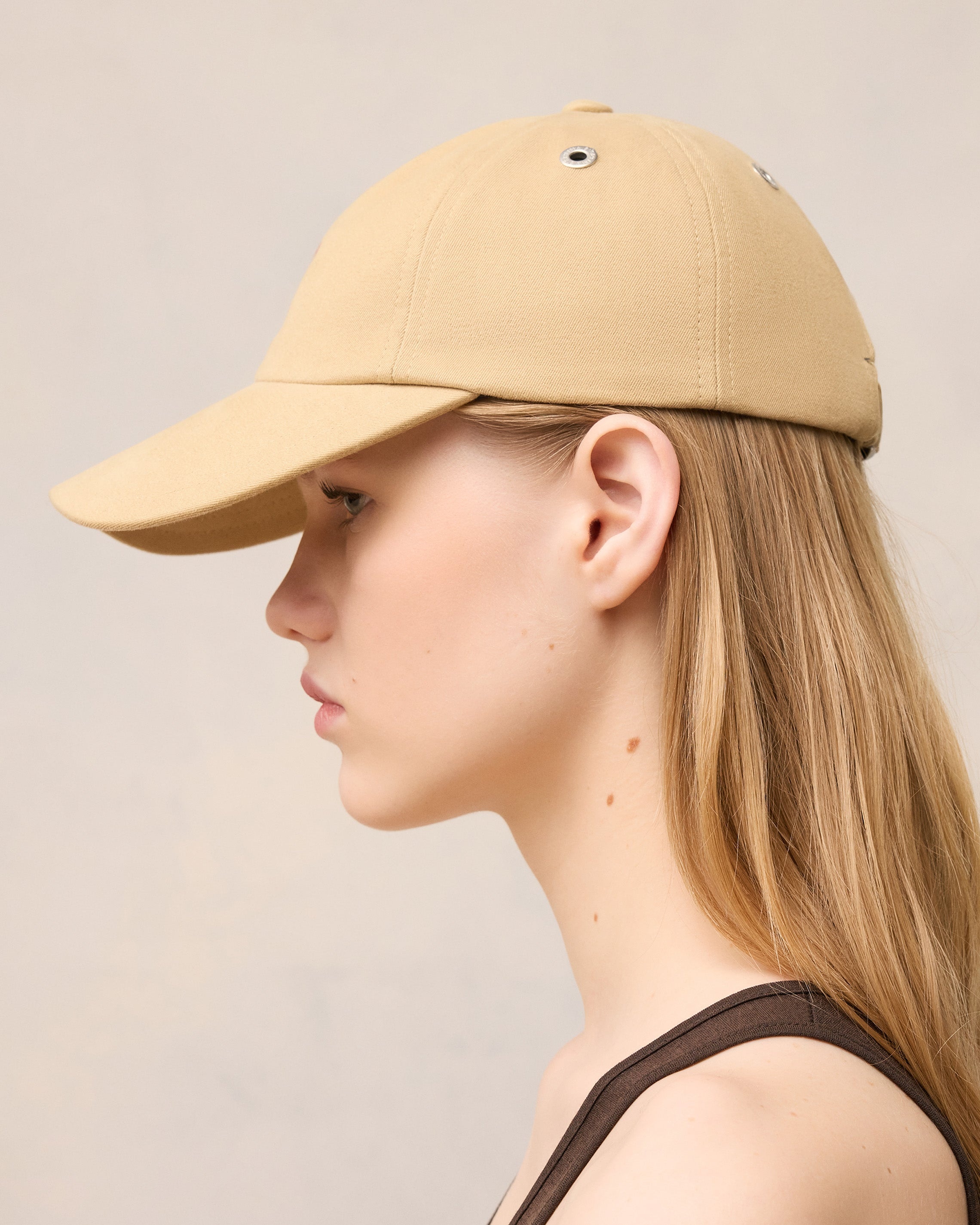 RED AMI DE COEUR EMBROIDERY CAP - 5