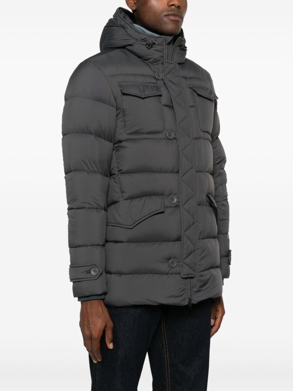 hooded puffer coat - 3