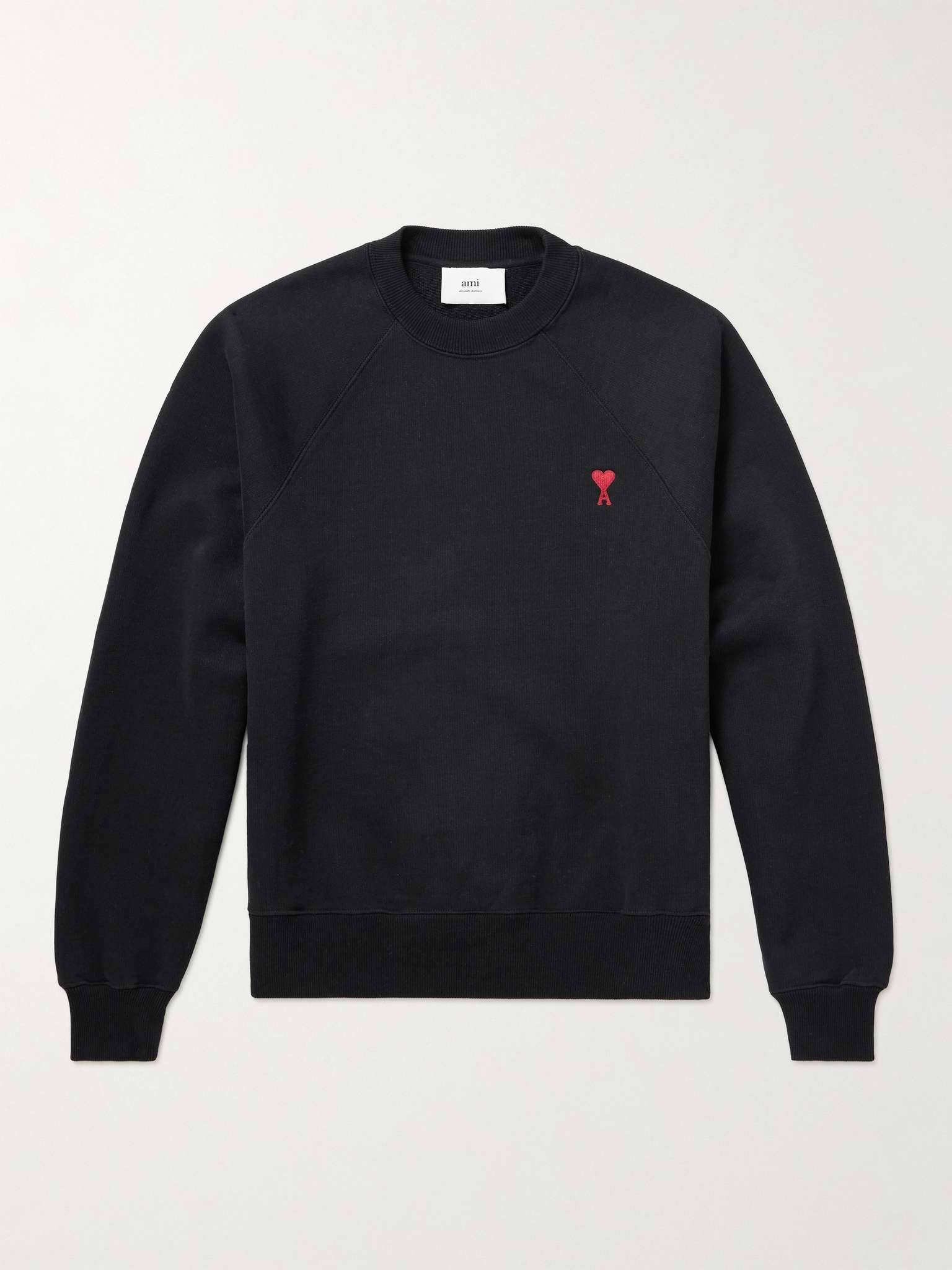 Logo-Embroidered Cotton-Blend Jersey Sweatshirt - 1