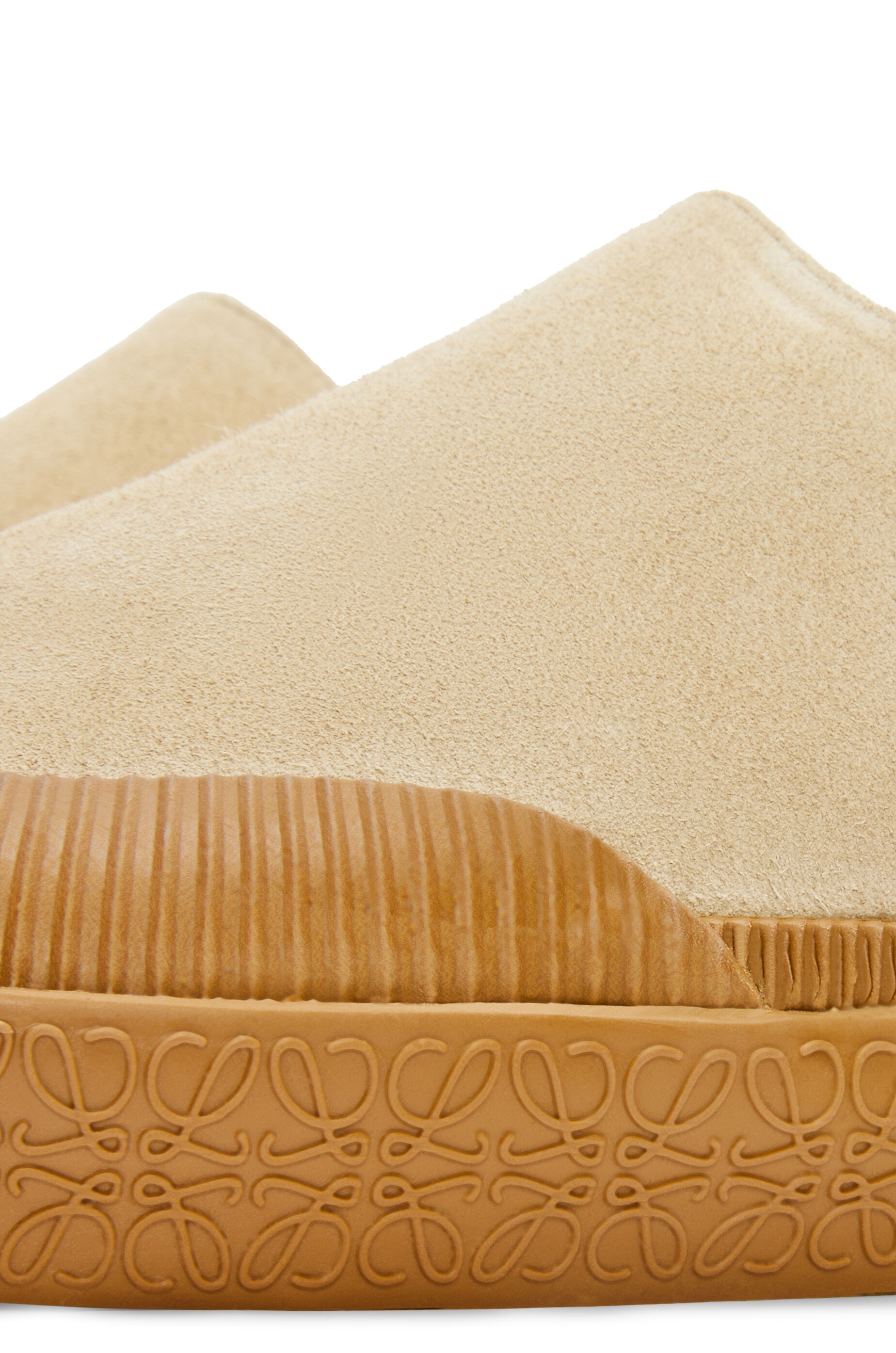 Vulcanised sneakermule in suede - 4