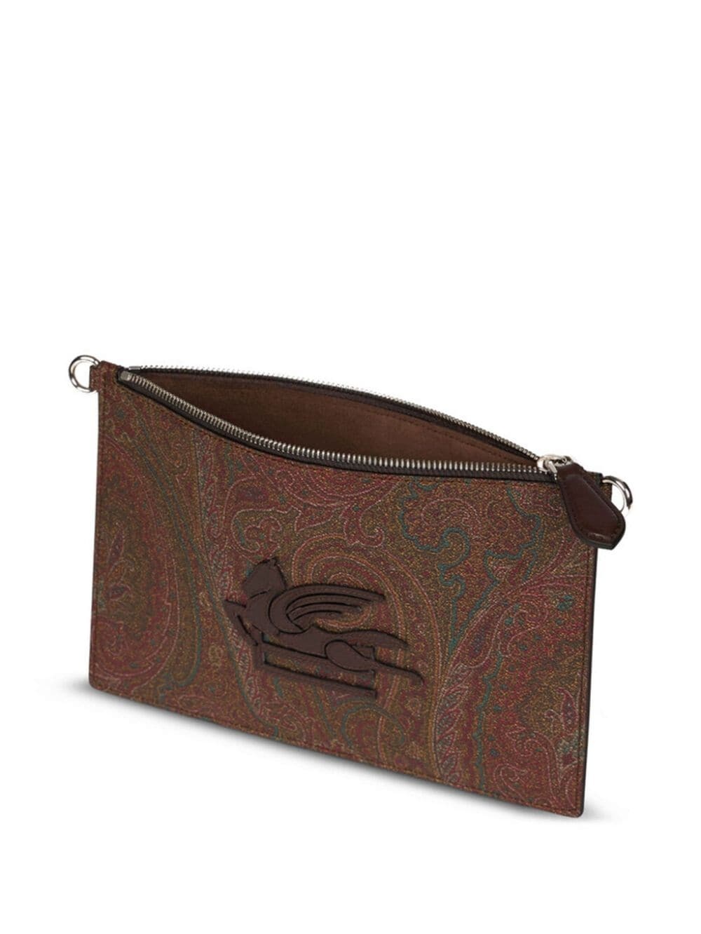 Pegaso-motif shoulder bag - 5