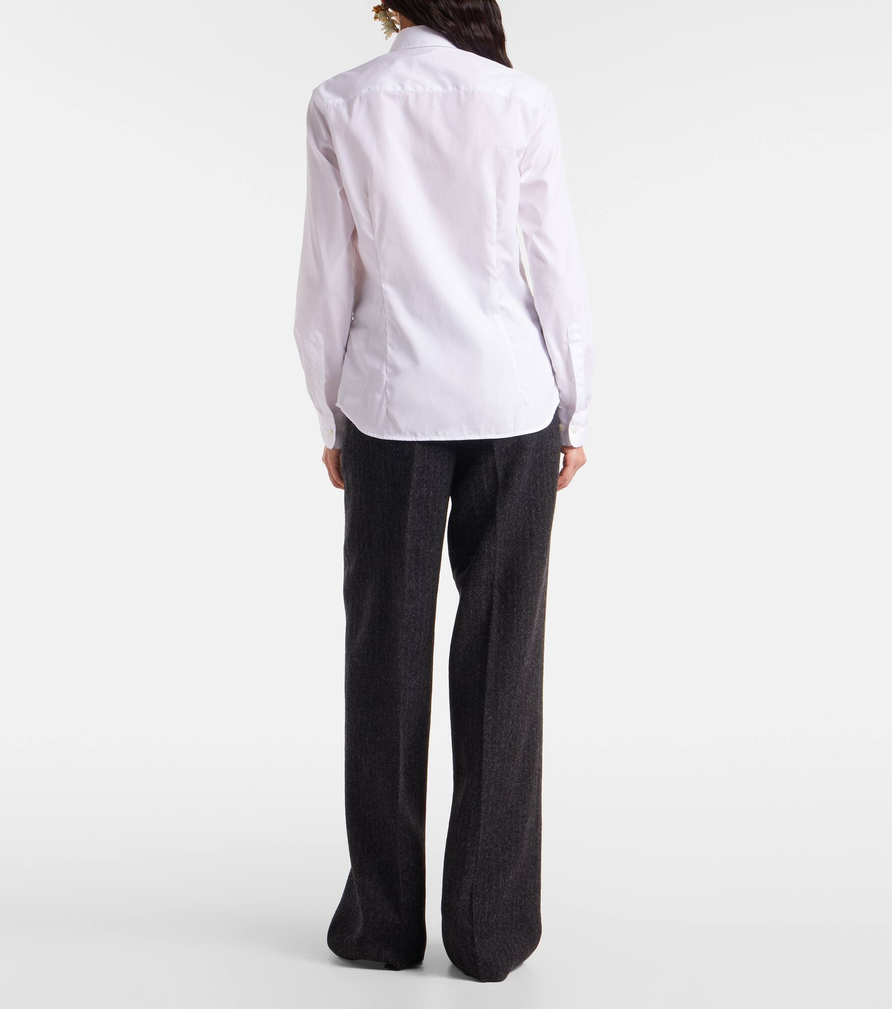 Cotton poplin shirt - 3