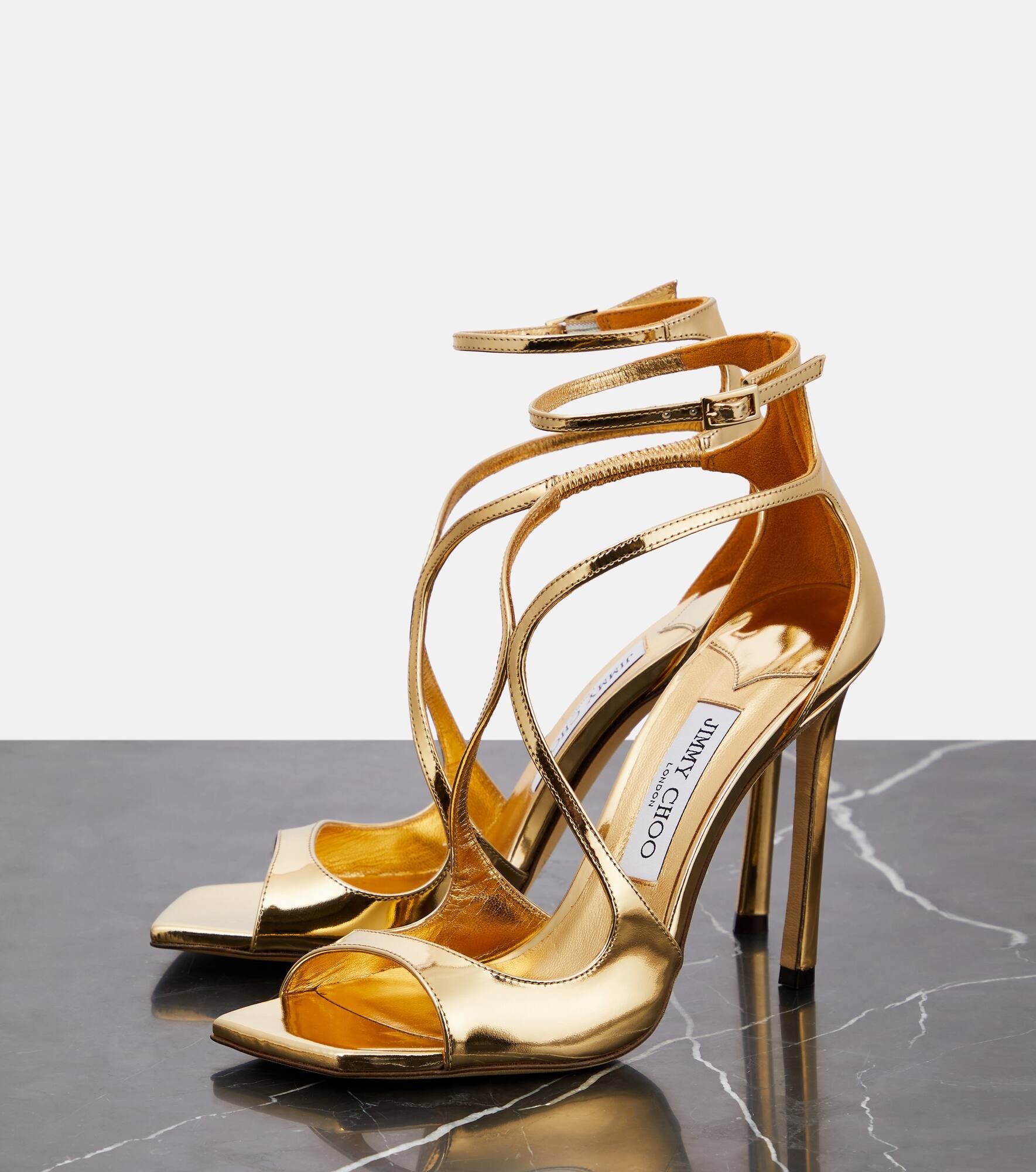 Azia 110 patent leather sandals - 4