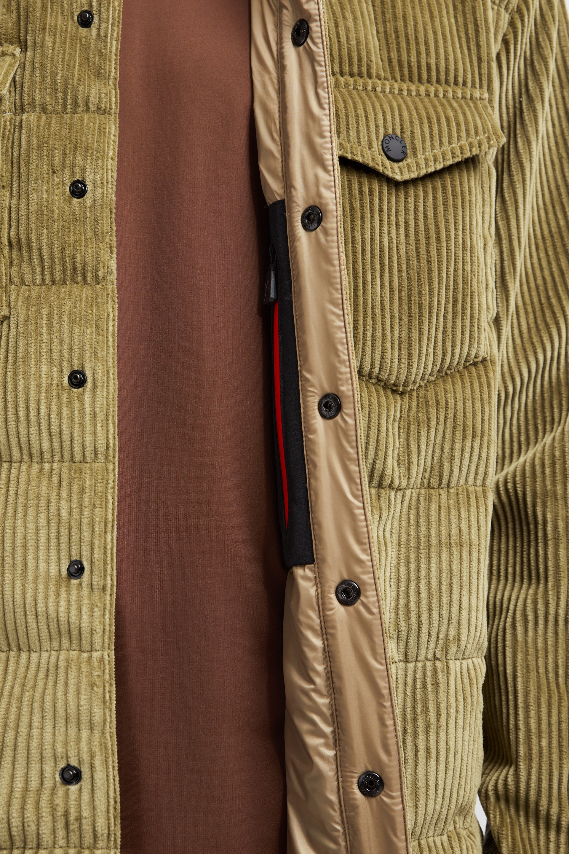 Gelt Corduroy Down Shirt Jacket - 7
