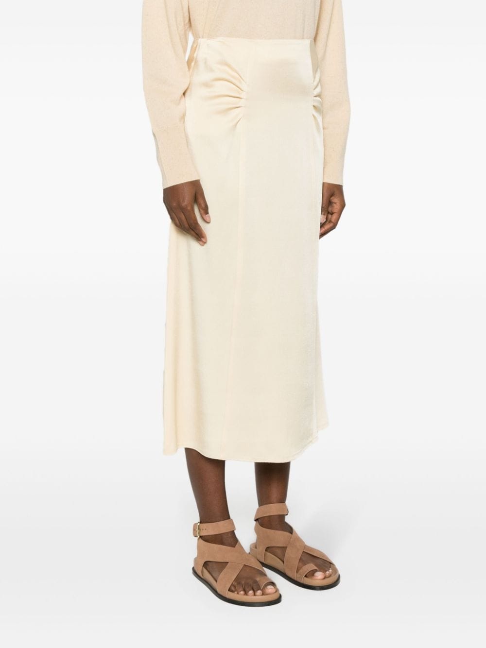 Vaniki satin-weave skirt - 3