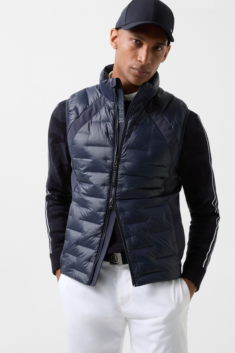 Gabin Down vest in Navy blue 1