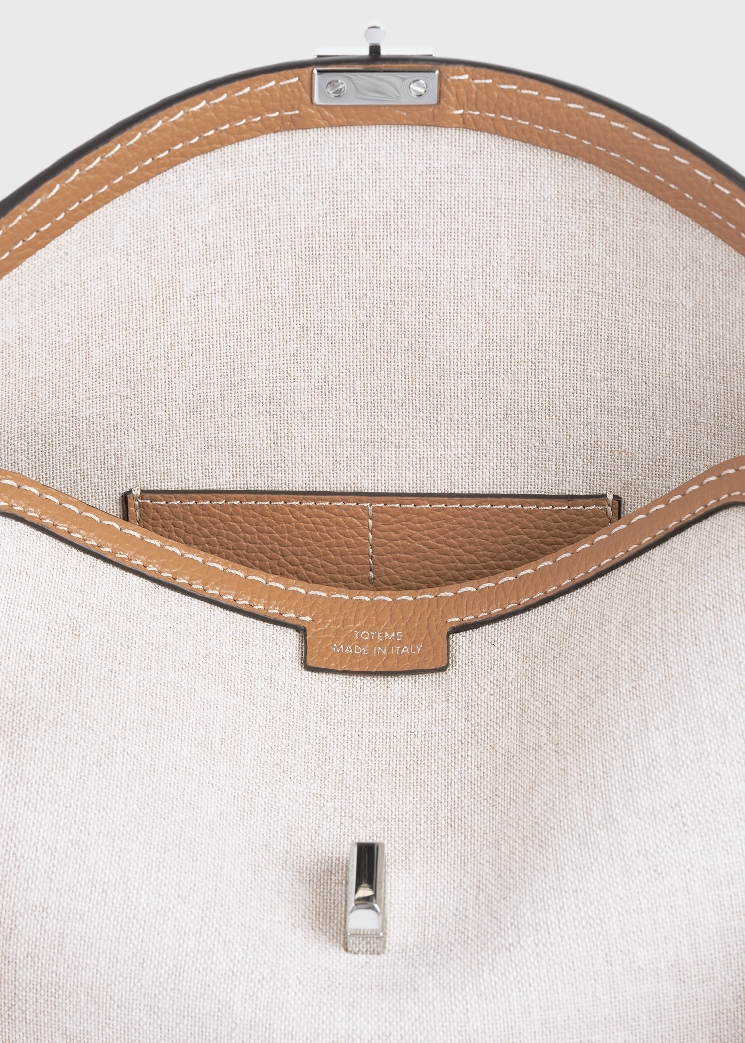 T-Lock clutch ecru/tan - 6