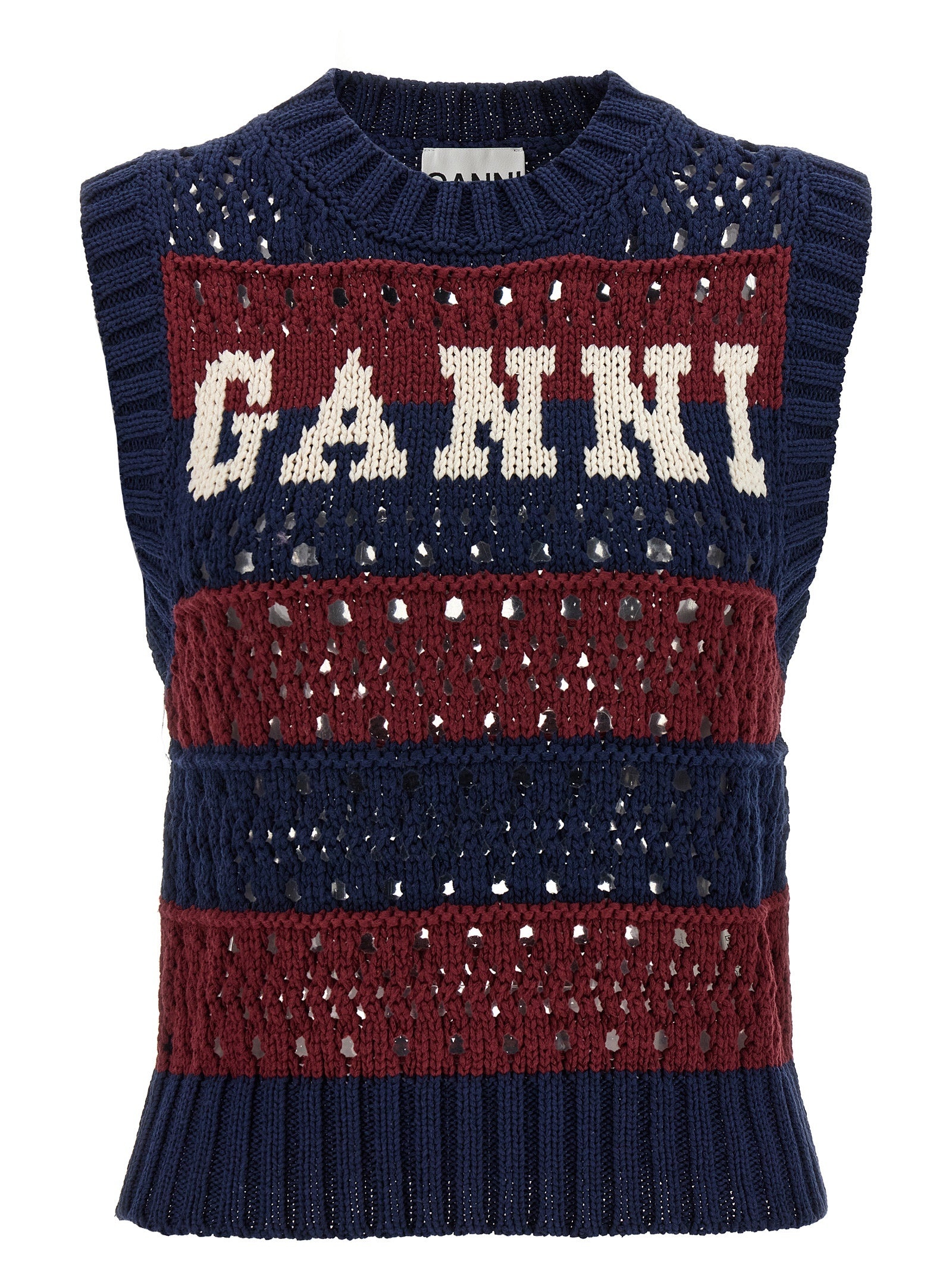 Blue Striped Gilet Multicolor - 1