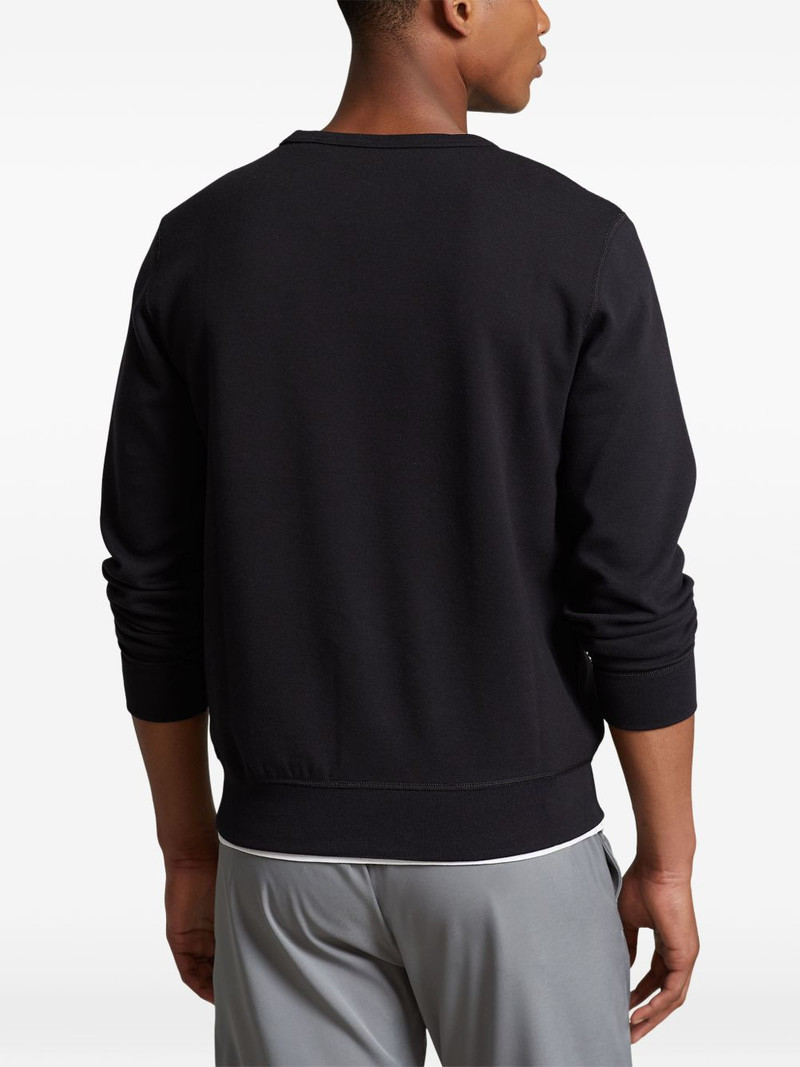 logo-embroidered sweater 4