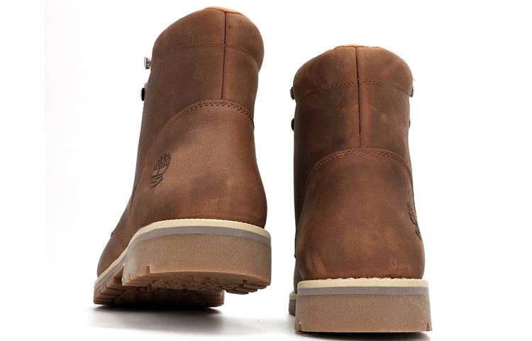 Timberland Redwood Falls Waterproof Moc-Toe Boots 'Rust Nubuck' A2EDRF13 - 3