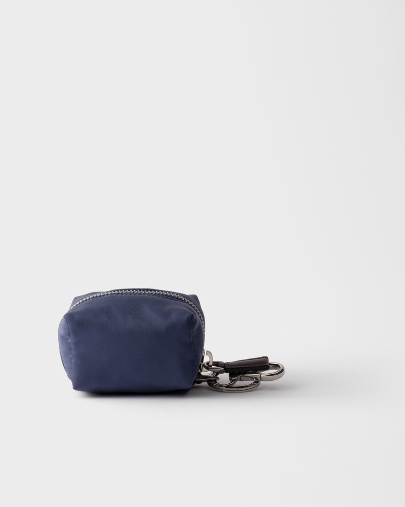 Re-Nylon and leather mini-pouch 3