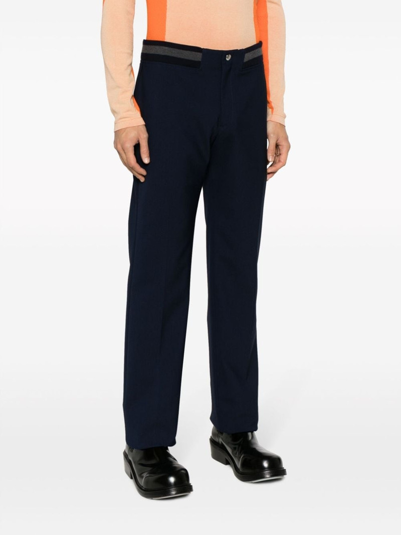 stripe-detail straight-leg trousers 3