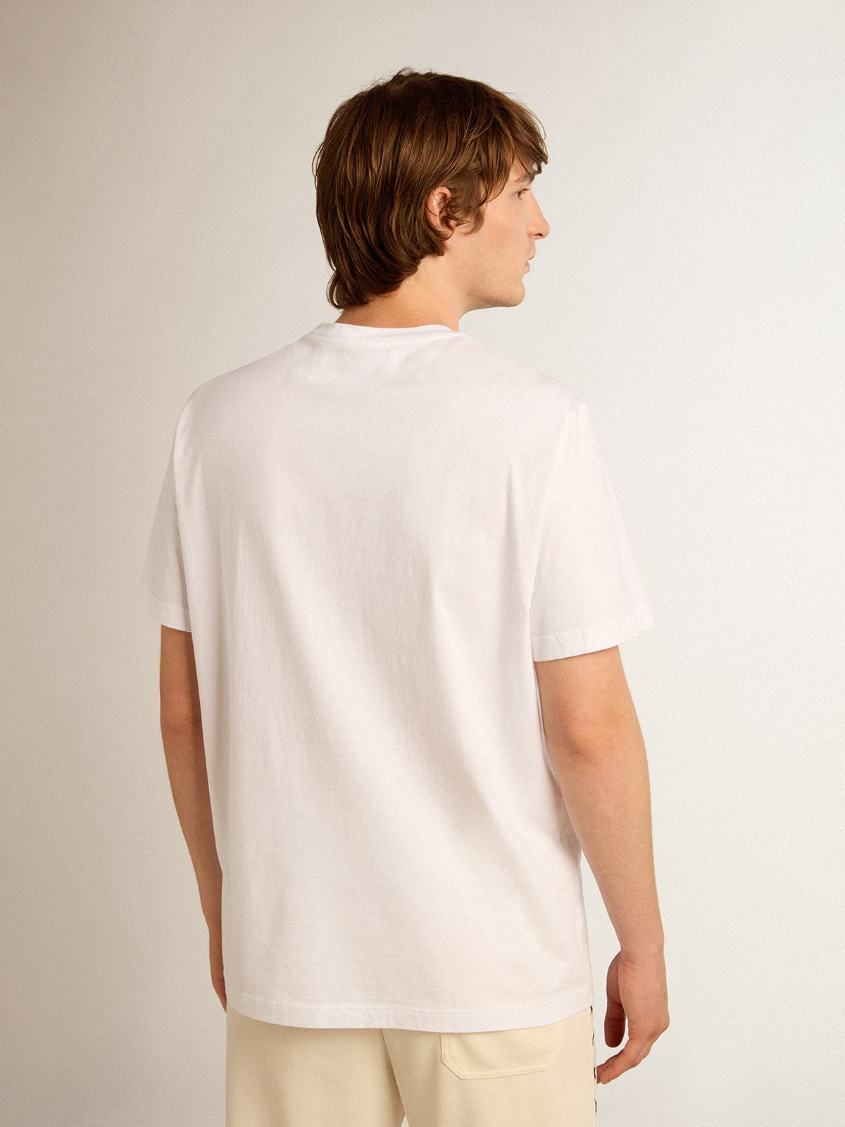 White Star Collection T-shirt with black star on the front - 4