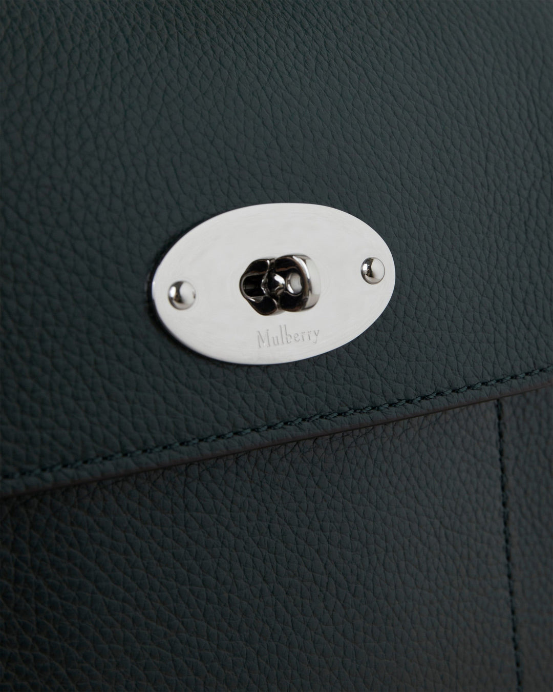 Small Antony Mulberry Green Small Classic Grain Leather - 5