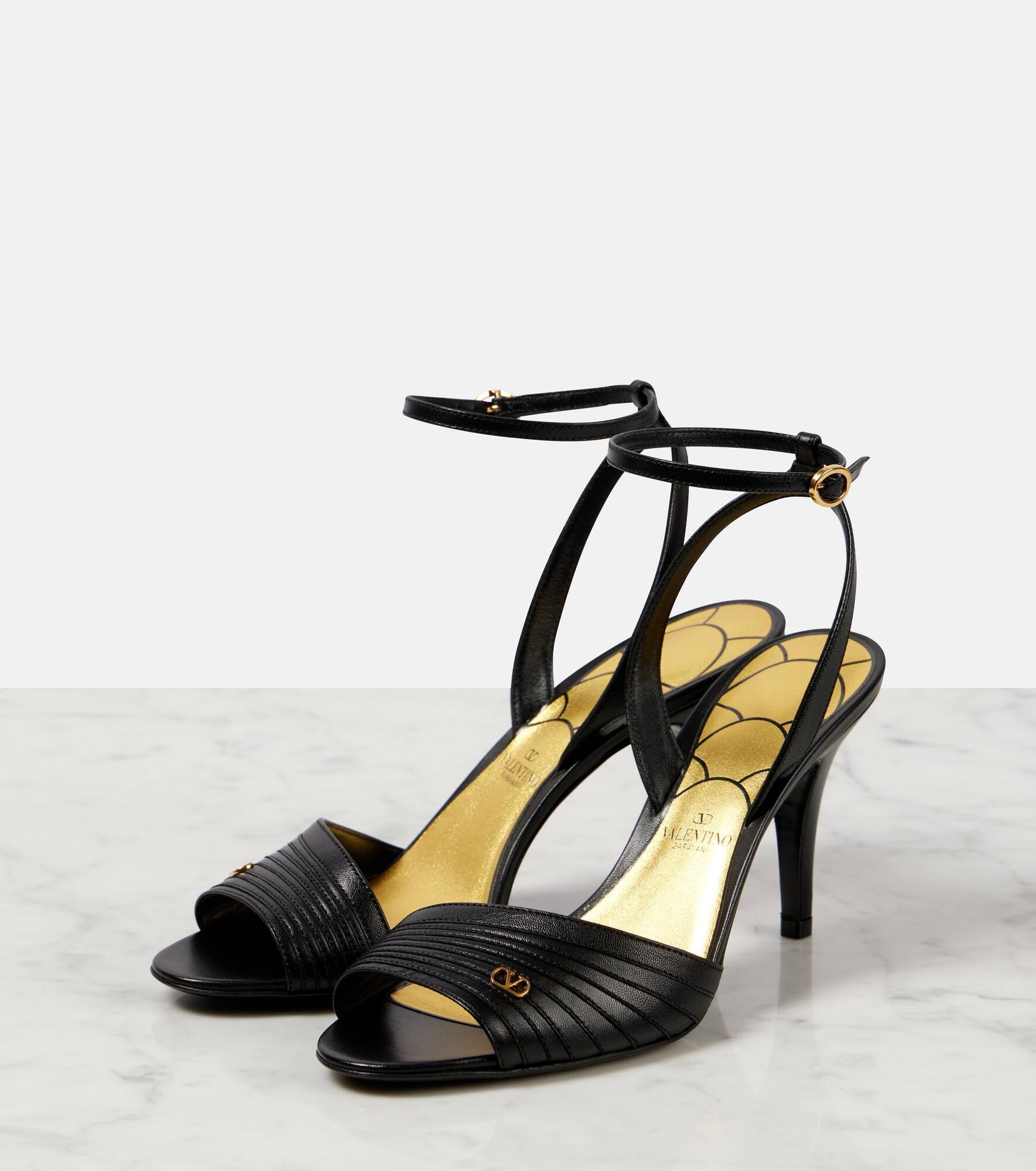 Ladycrush 85 embellished leather sandals - 4