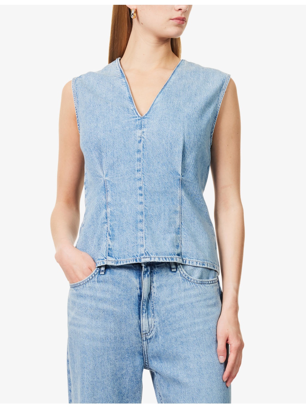 Ava Ultra Featherweight Cotton-Blend Top - 3