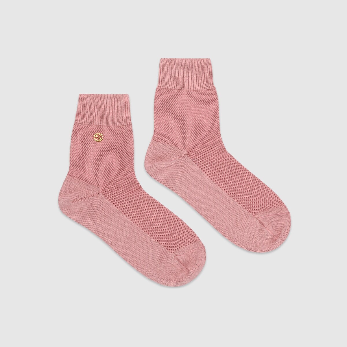 Cotton blend socks with Interlocking G - 2