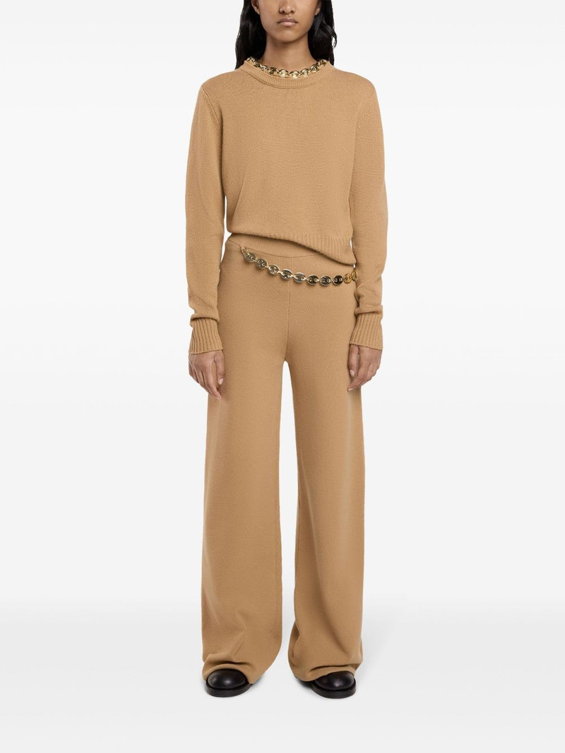 rabanne embellished knitted jumper outlook