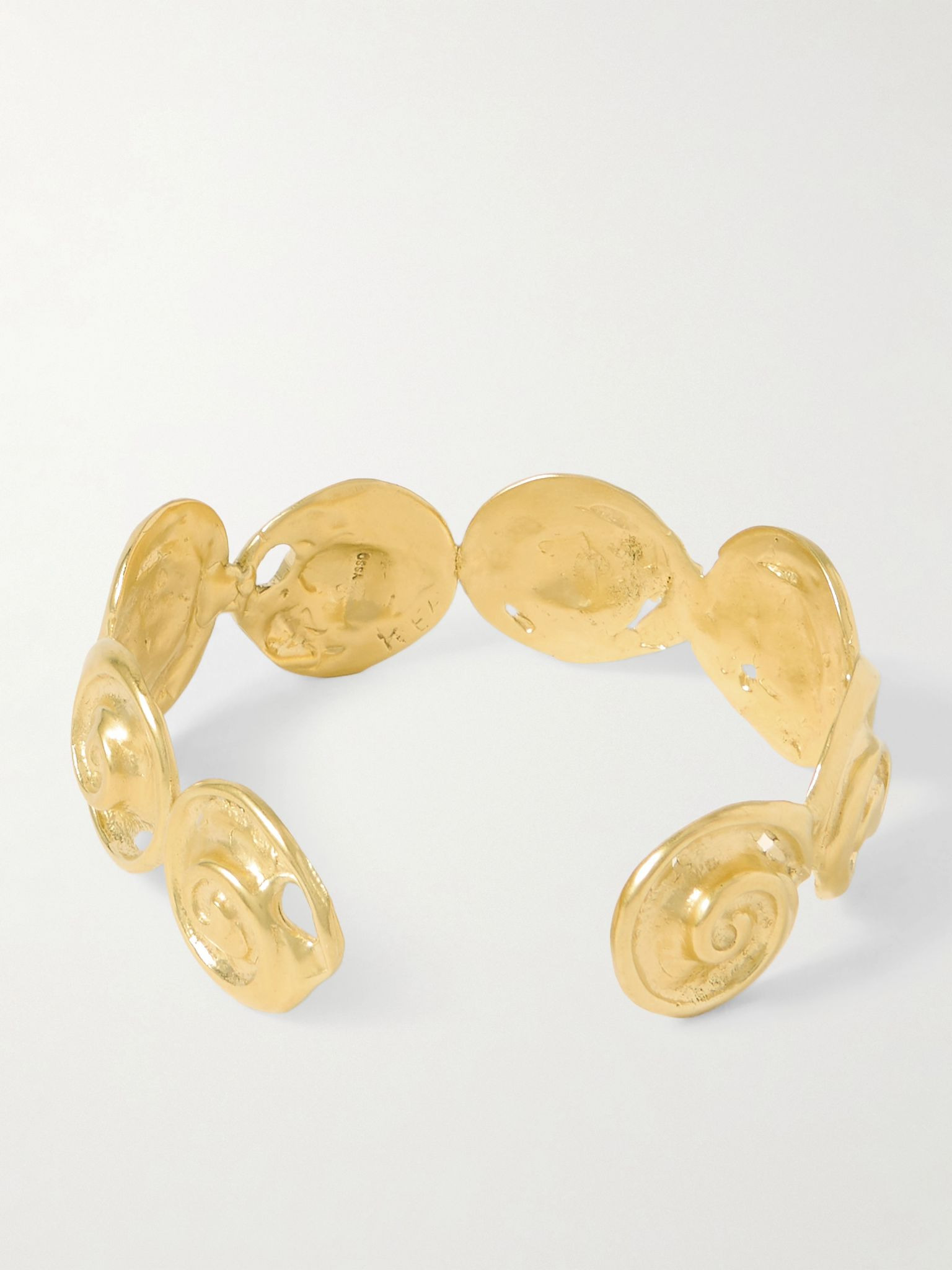 Cote gold-plated cuff Gold - 3
